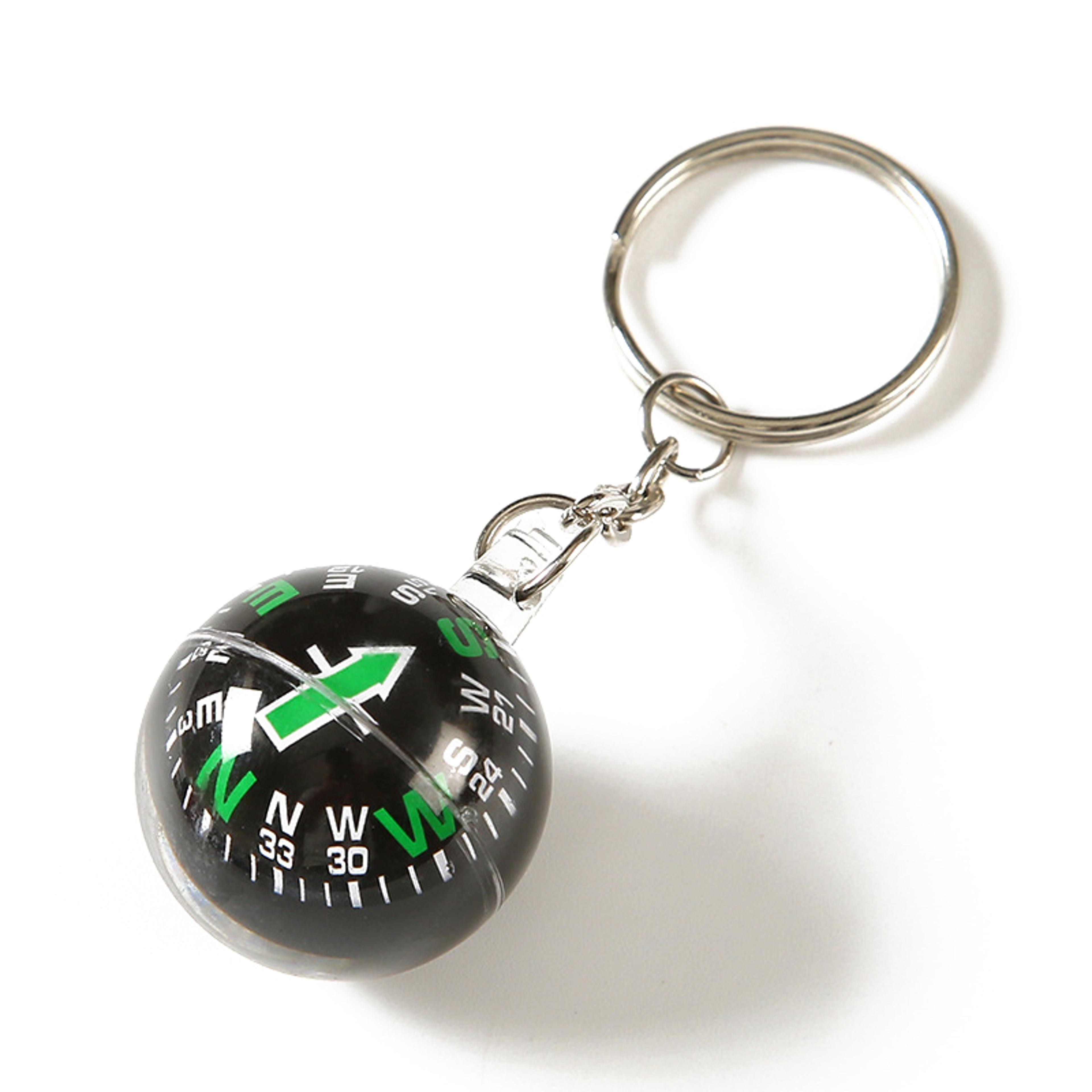Mini Compass Keychain Portable Survival Compass For Camping Hiking Navigation 3