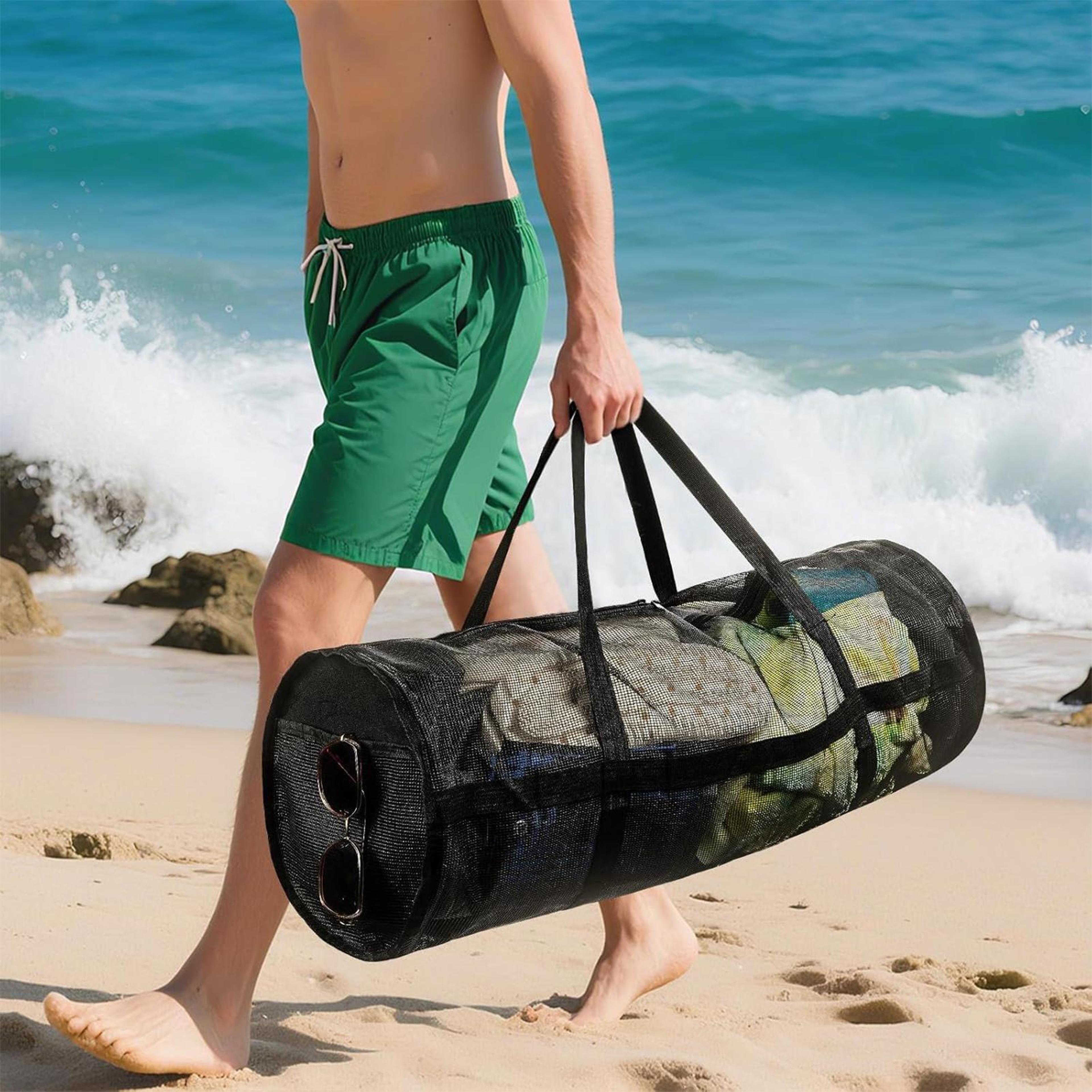 Portable Mesh Dive Bag Large Foldable Snorkel Gear Duffle For Travel Gym  Water Sports 1