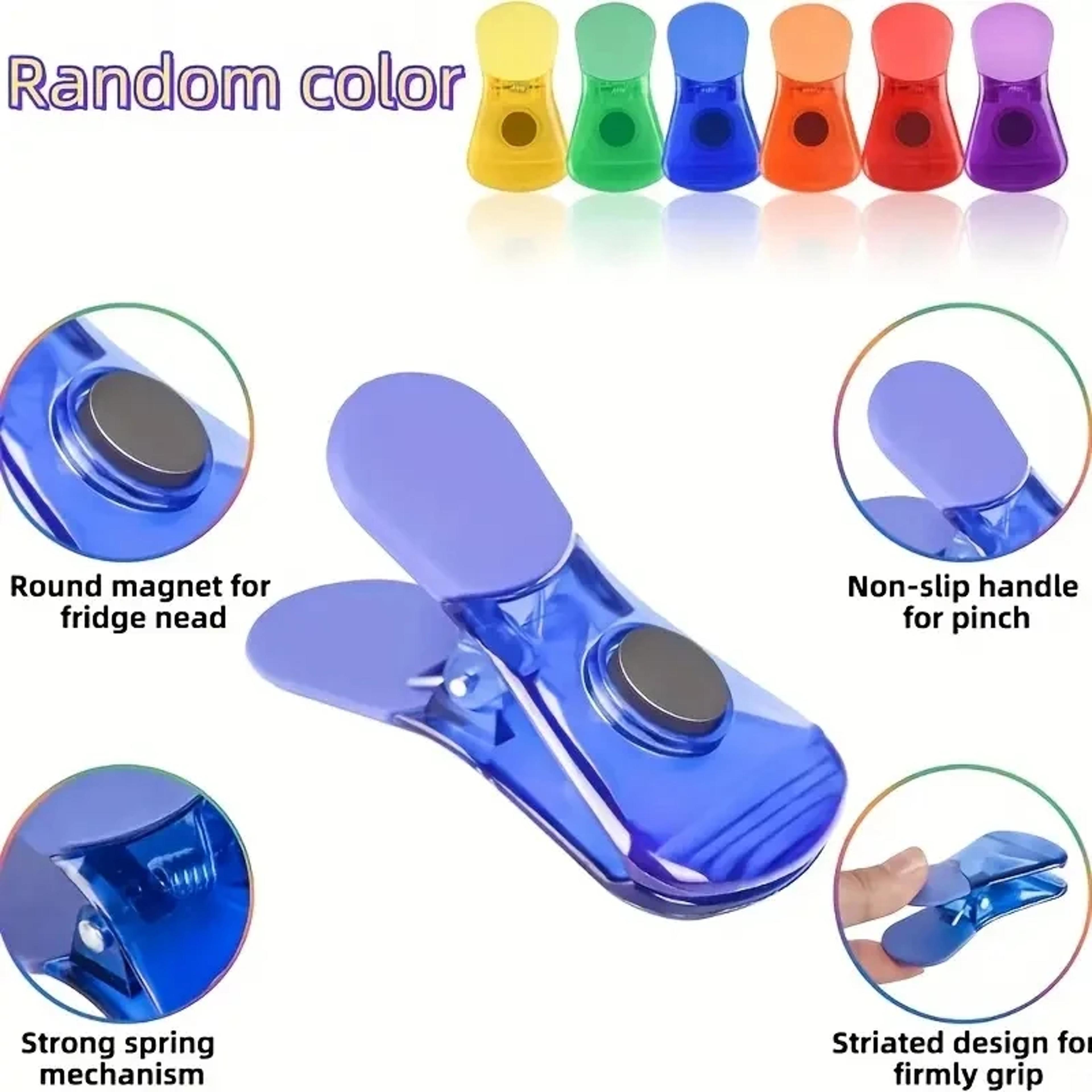 Portable Magnetic Bag Sealer Clips Reusable Food Sealing Clips Set 3