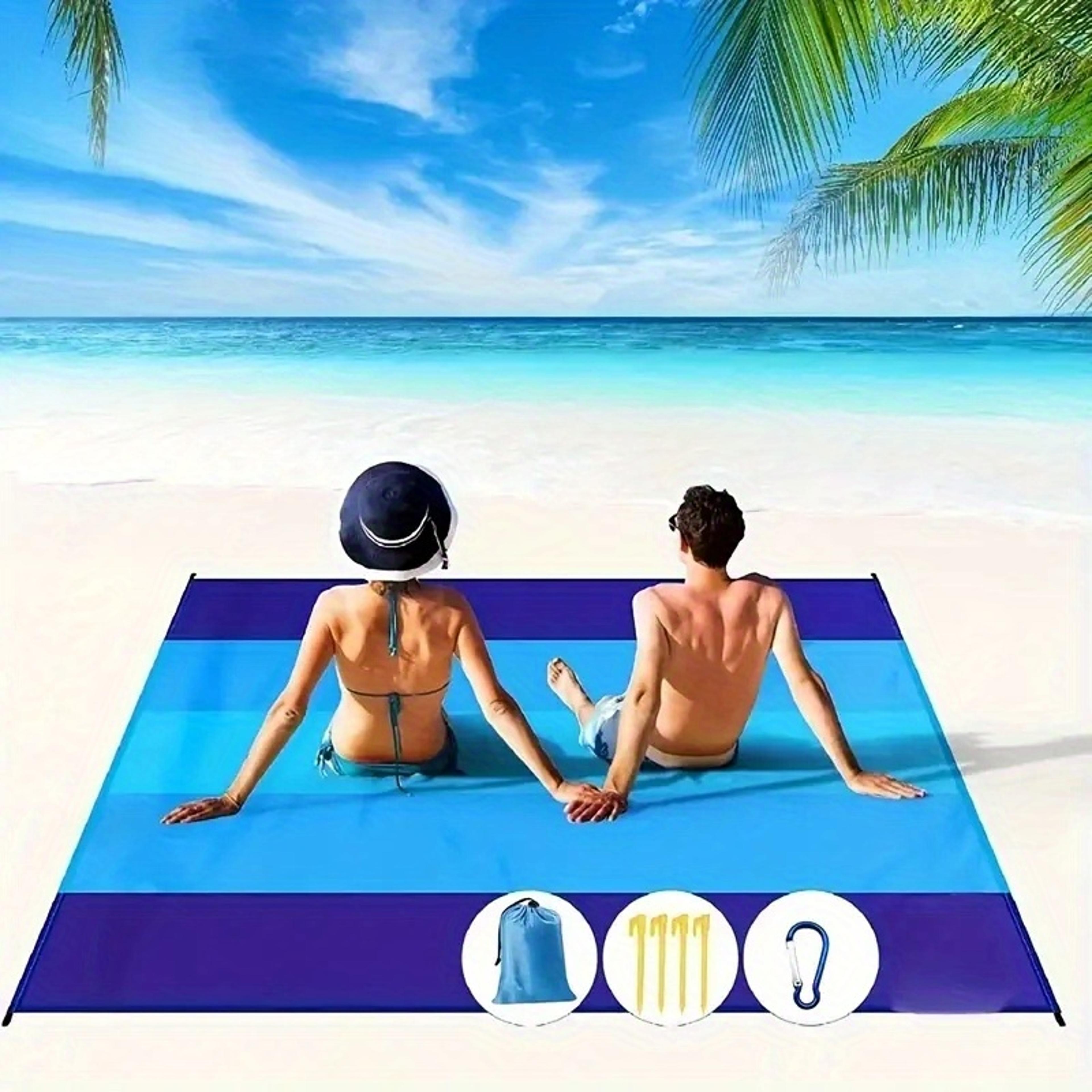 Oversized Waterproof Beach Blanket Sandproof Quick Dry Picnic Mat For Travel Camping 5
