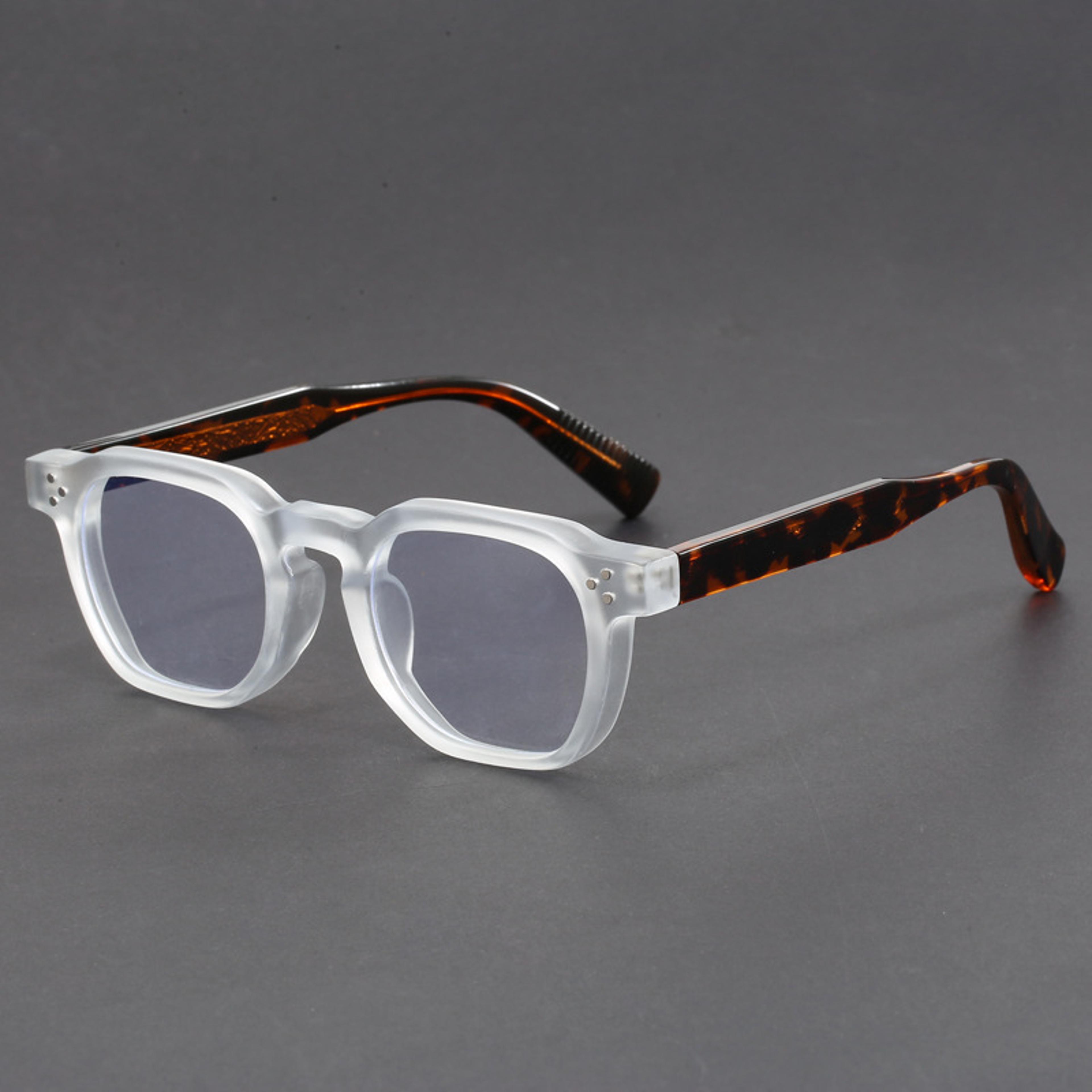 Retro Square Blue Light Blocking Glasses Thick Frame Anti Radiation Eyewear 3