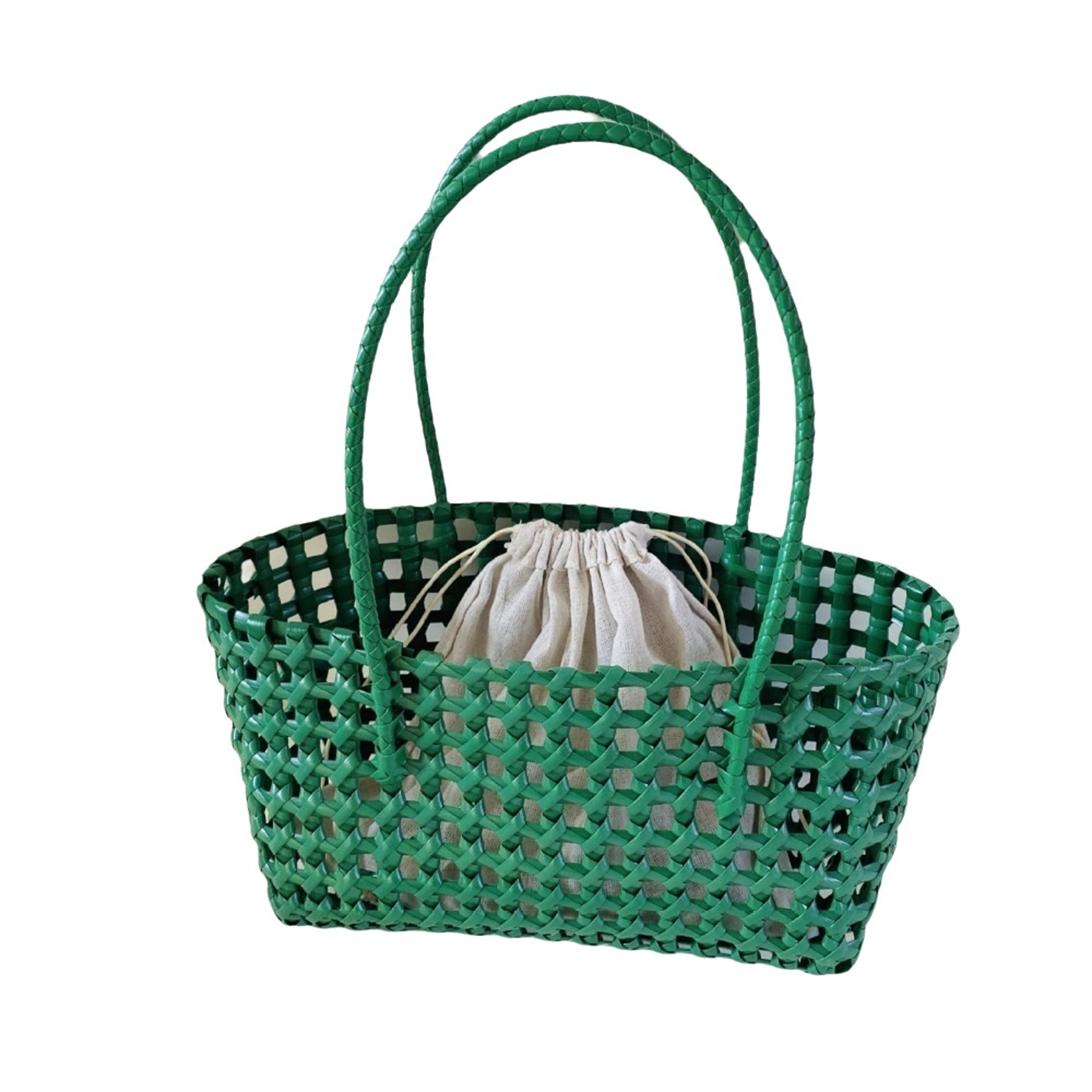 Beach Tote Bag Large Capacity Hollow PVC Summer Shoulder Handbag 4