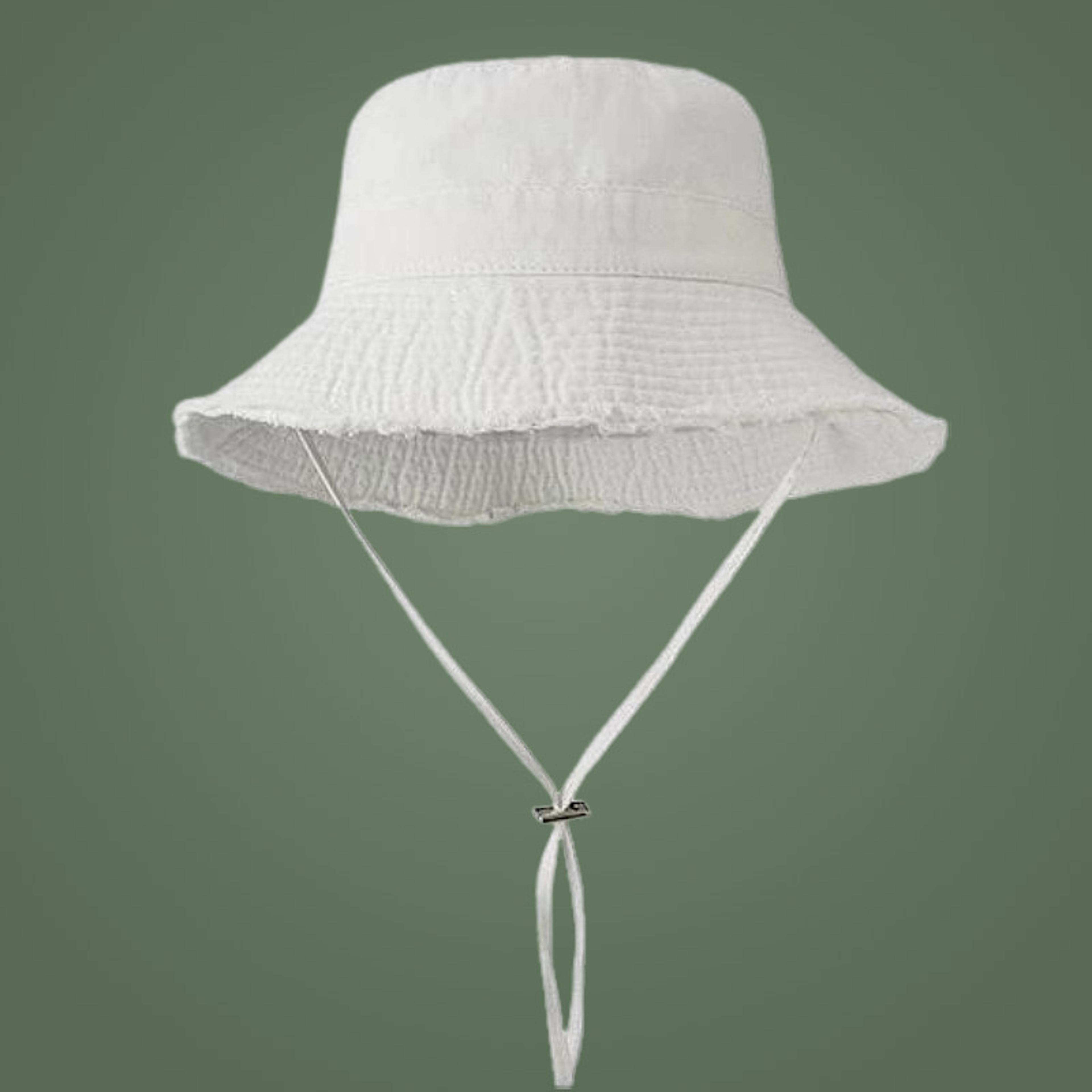 Fluffy Bucket Hat Women Summer Sun Hat Soft Beach Travel Fisherman Hat 6