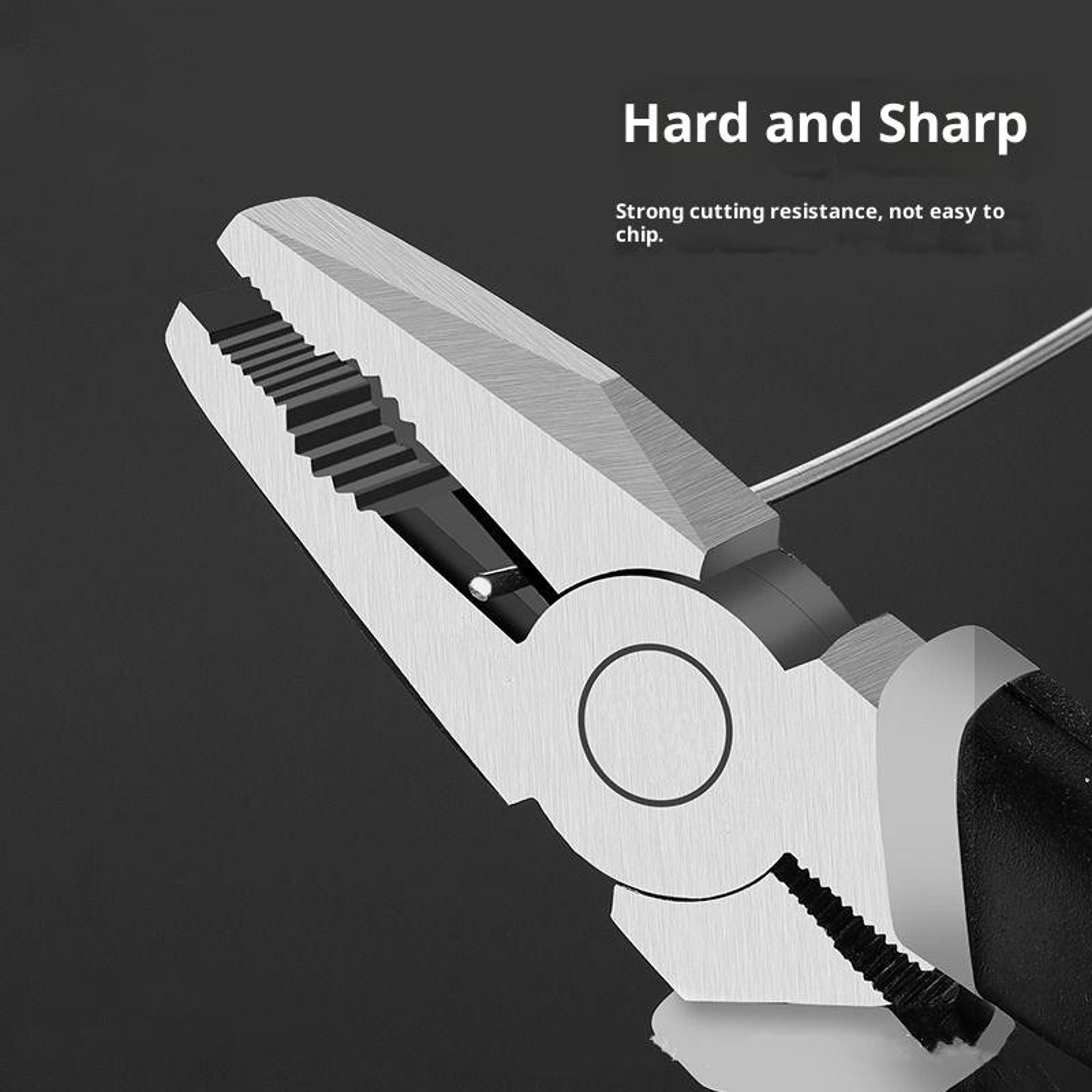 Professional Electrician Pliers Multi Function Wire Cutter Long Nose Tool 3