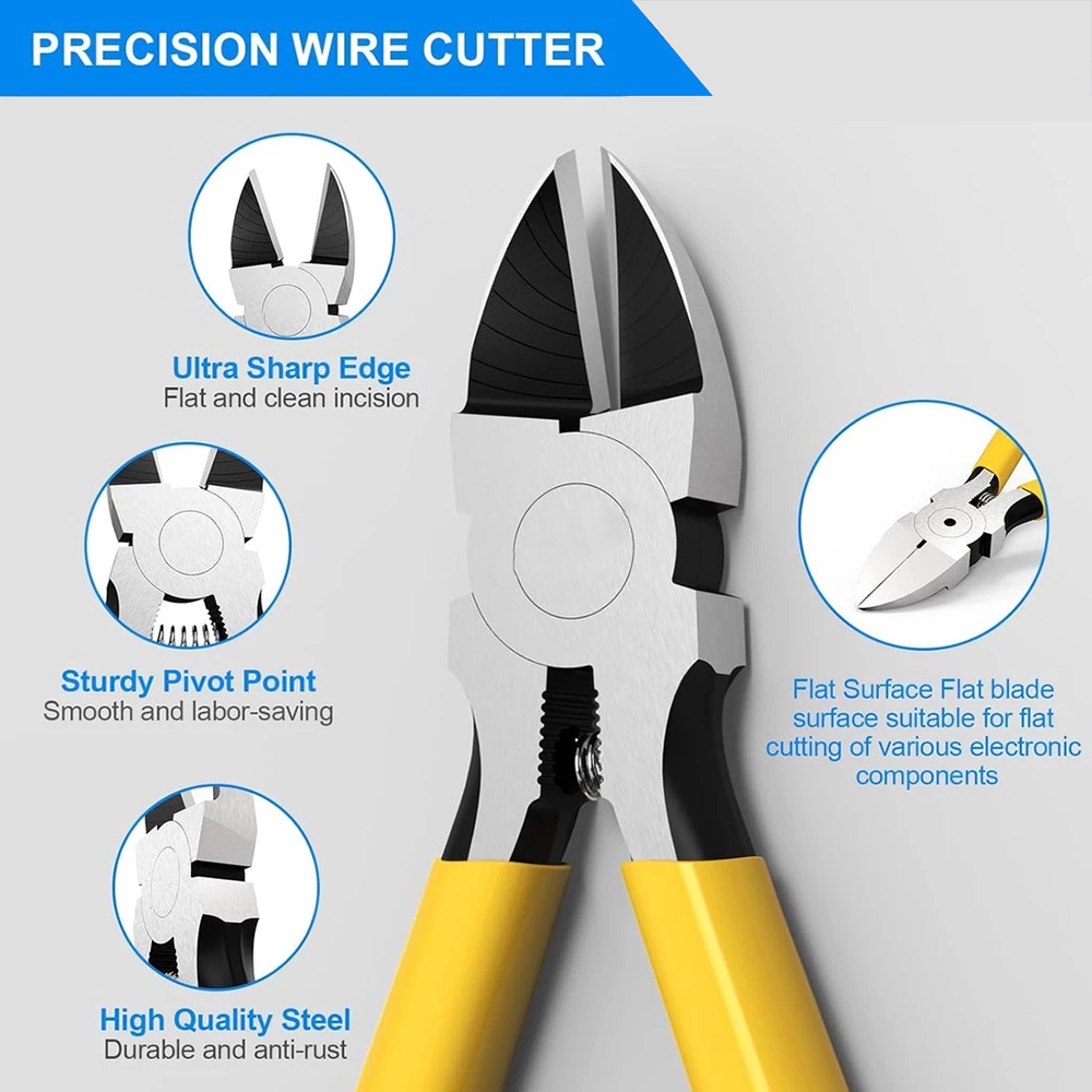 Ultra Sharp Precision Wire Cutters Long Nose Cable Cutting Pliers For Crafts And Electronics 1