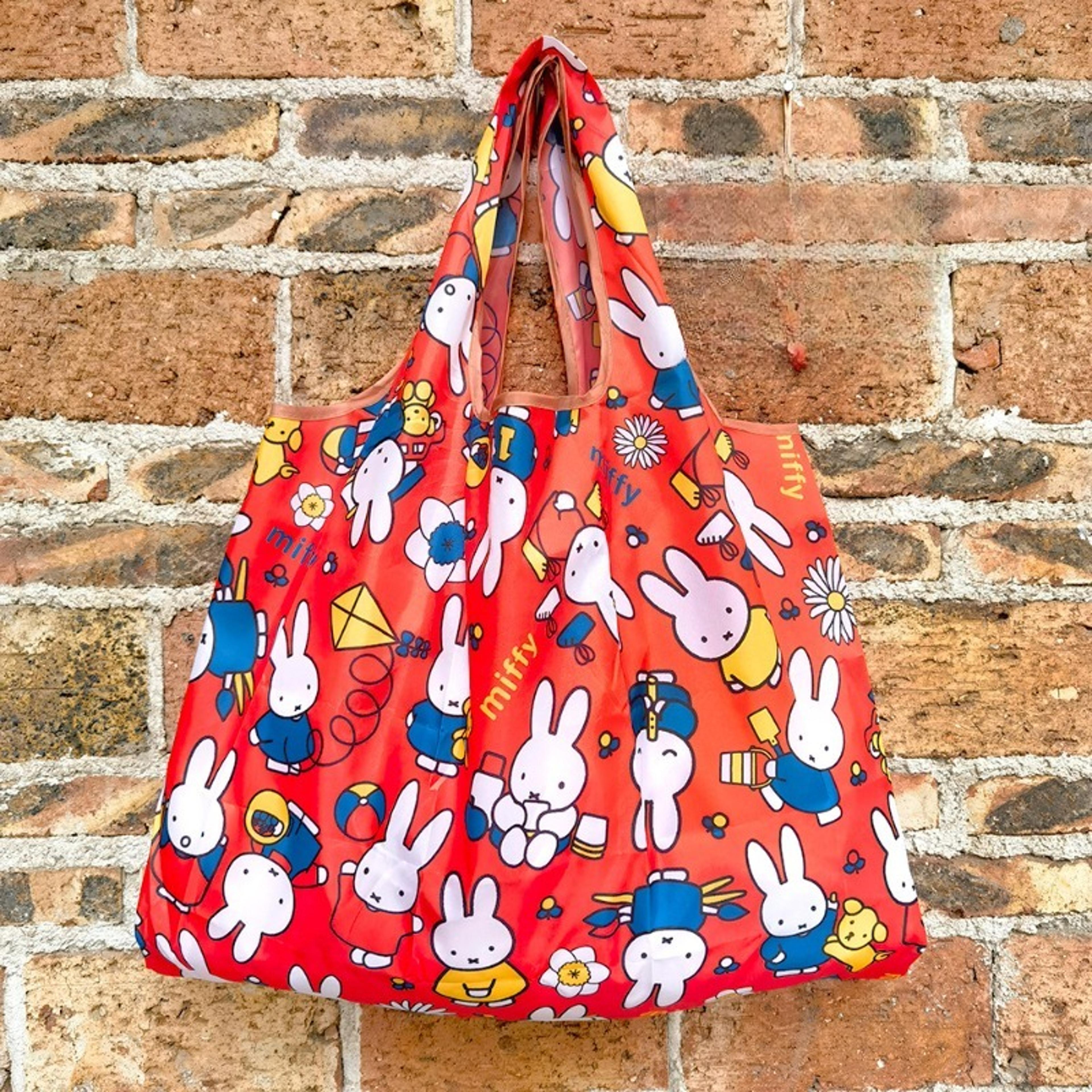 Miffy Eco Friendly Foldable Shopping Bag Large Capacity Reusable Tote 1