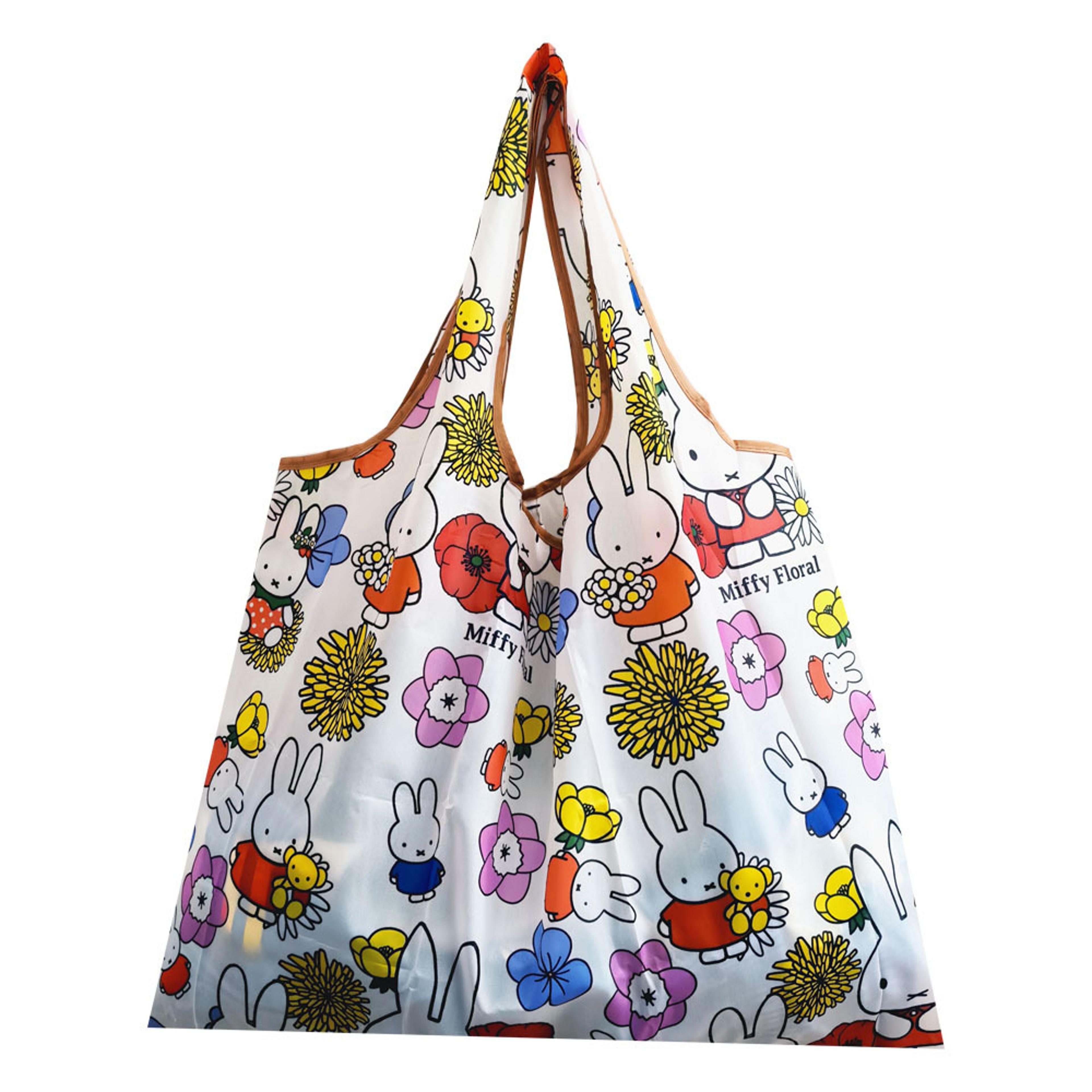 Miffy Eco Friendly Foldable Shopping Bag Large Capacity Reusable Tote 0