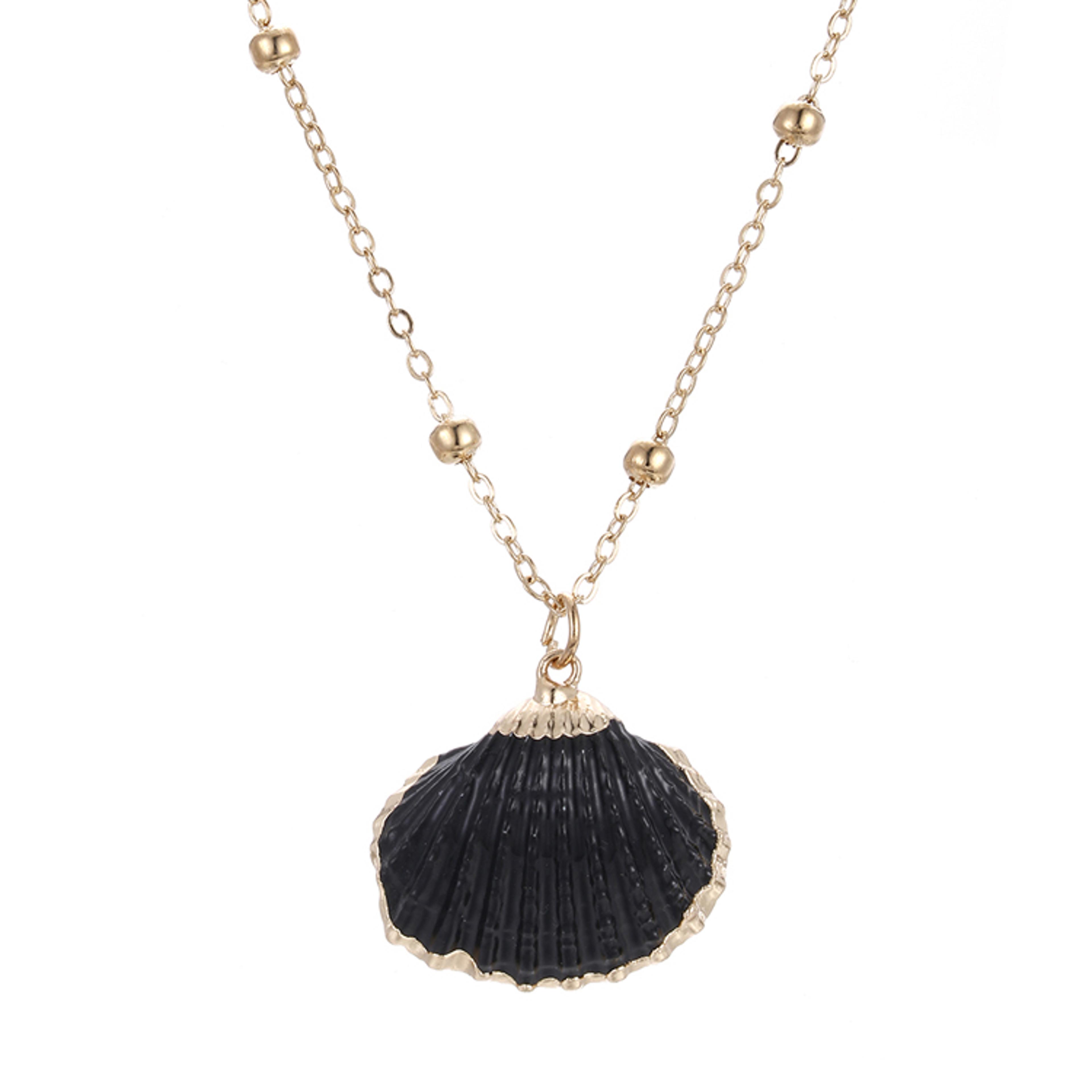 Boho Shell Necklace Cowrie Conch Pendant Beach Jewelry For Women 3