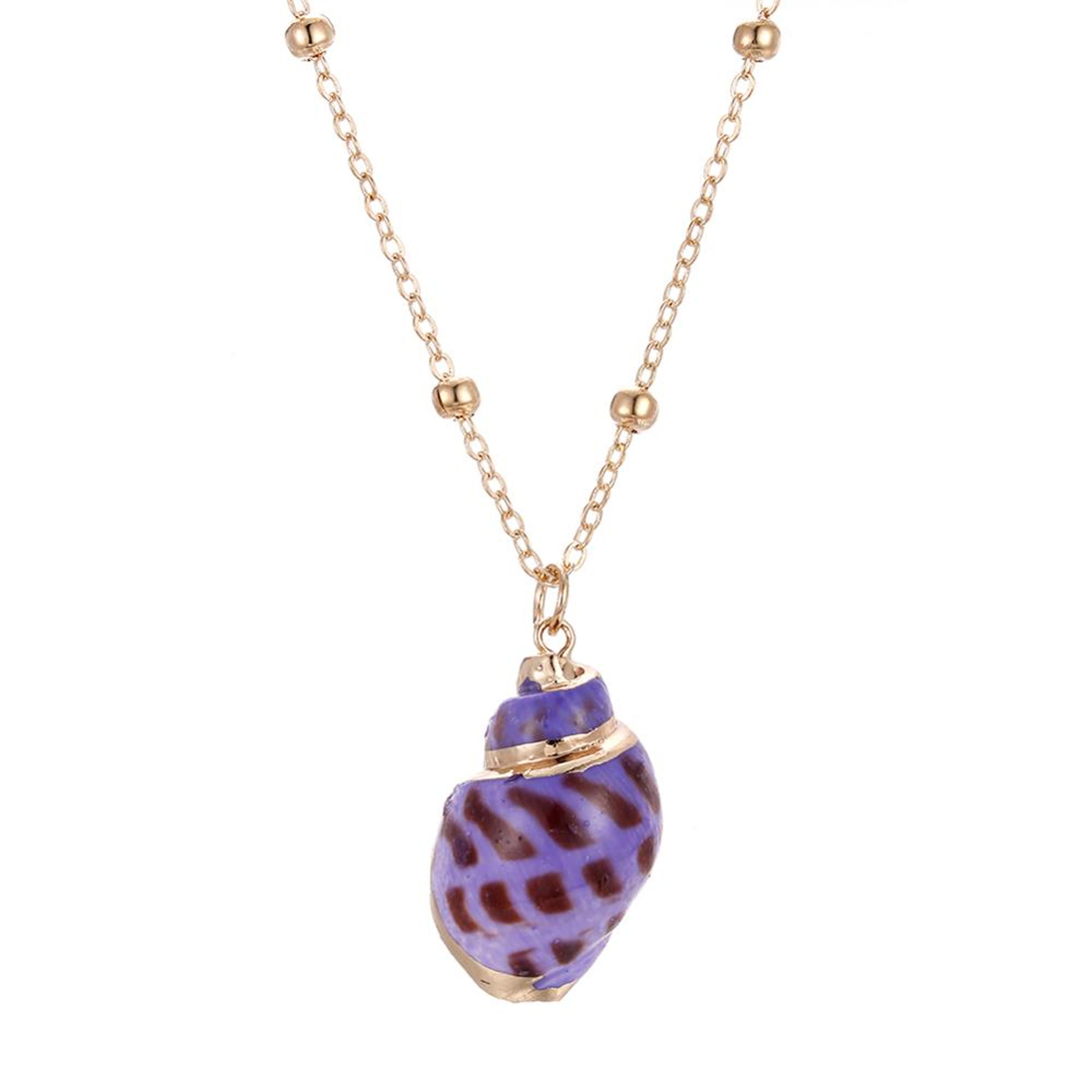 Boho Shell Necklace Cowrie Conch Pendant Beach Jewelry For Women 6
