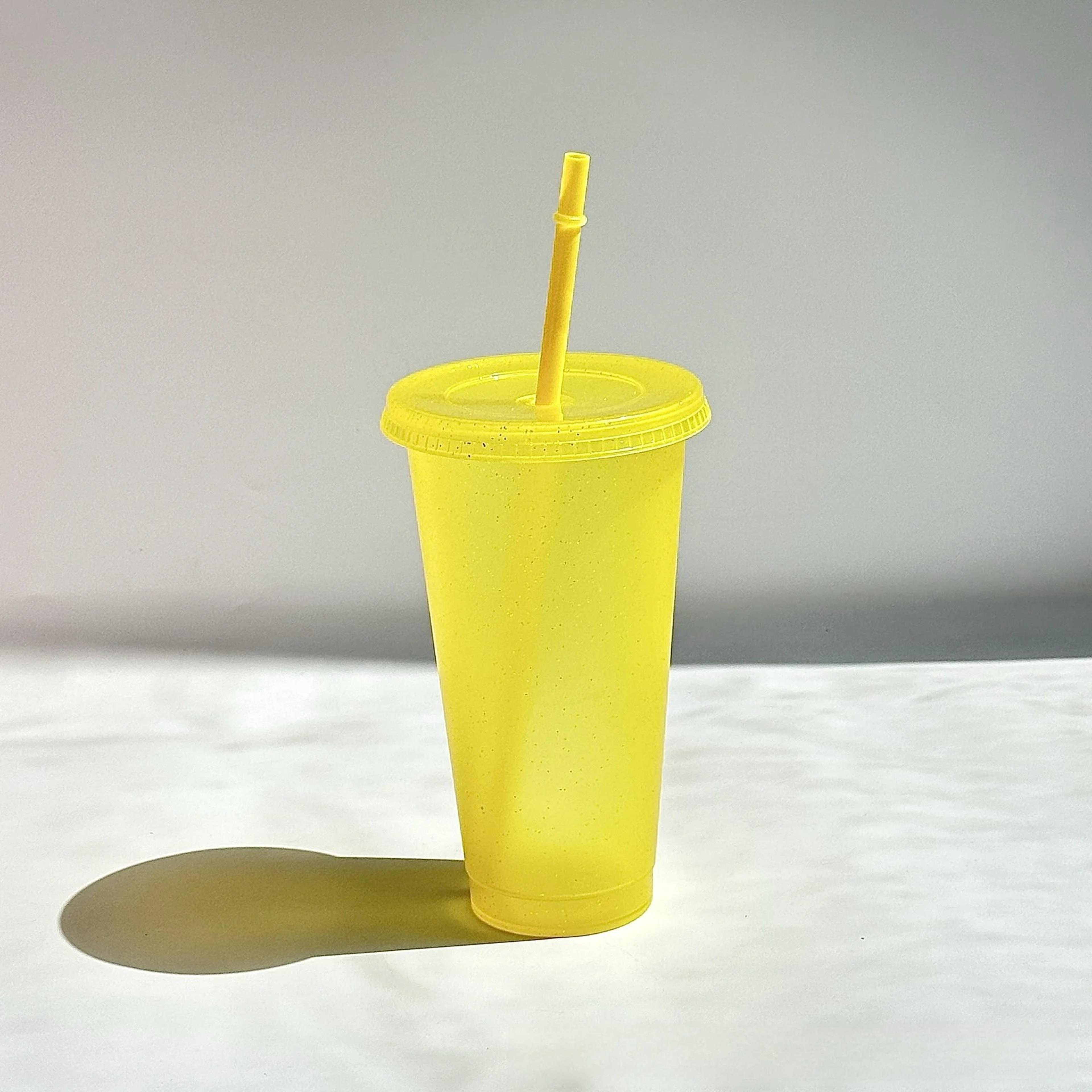 Reusable Glitter Party Cups With Lids And Straws For Summer Drinks And Events 10