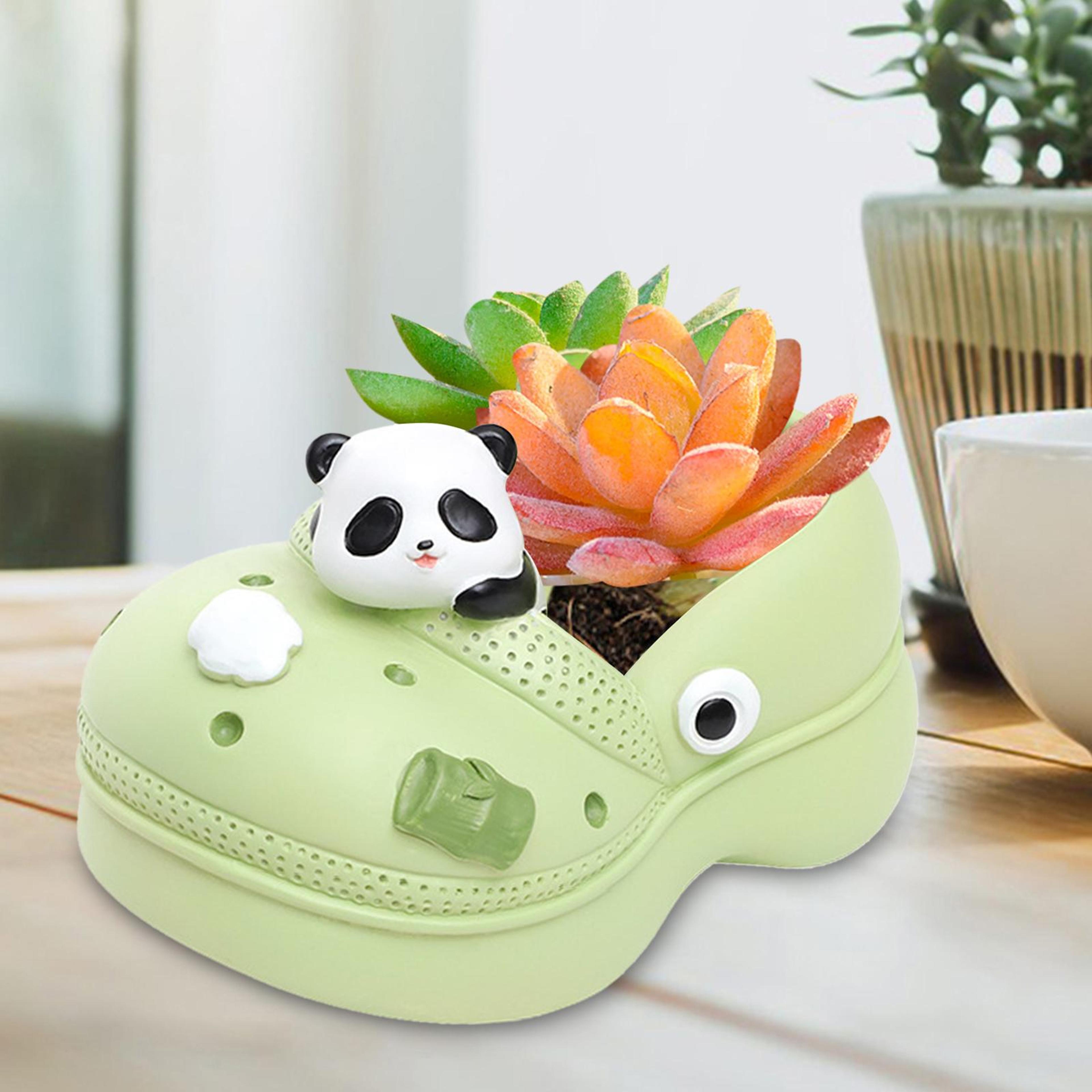 Creative Resin Planter Pot With Drainage Hole Decorative Indoor Flower Pot 8