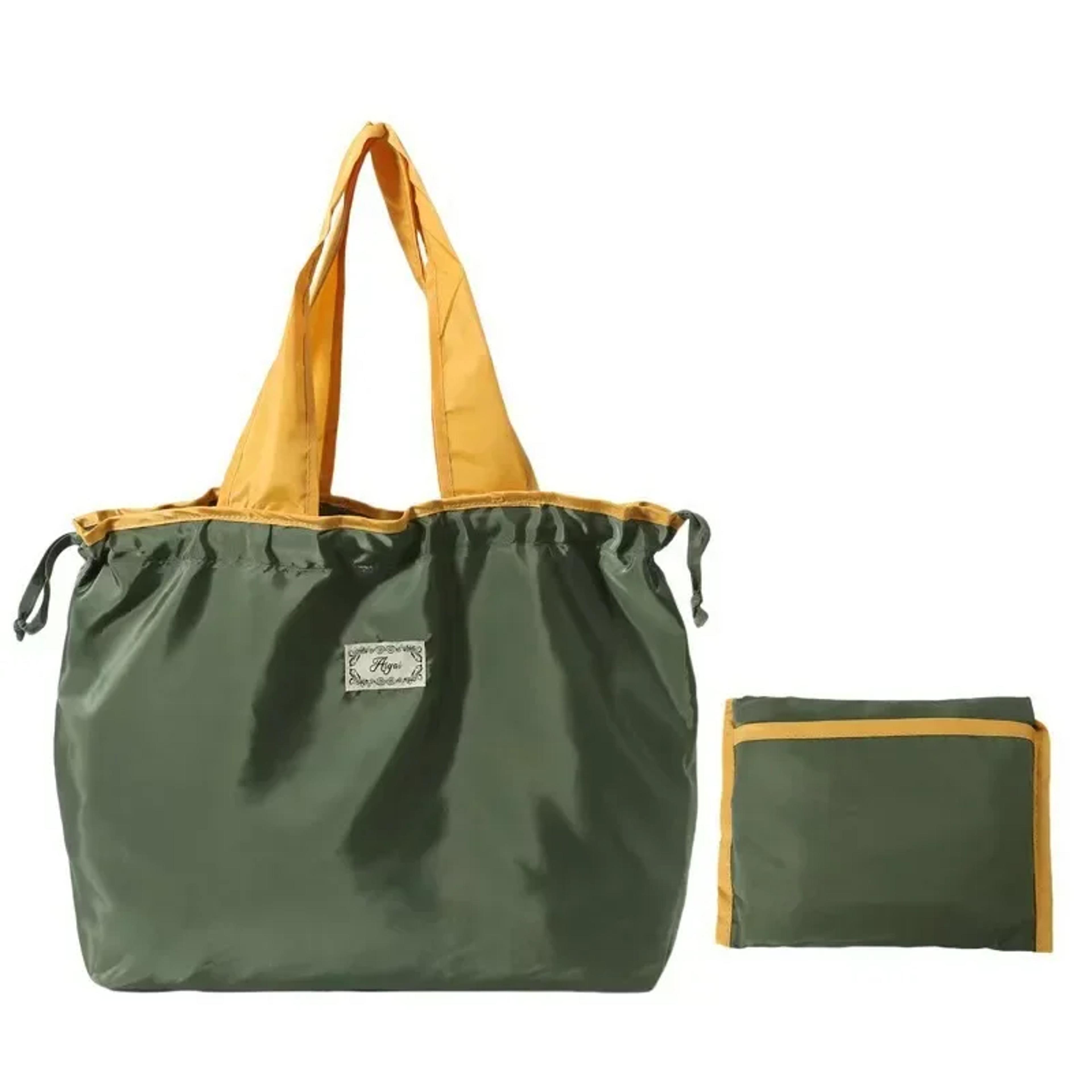 Foldable Reusable Shopping Bag Large Capacity Waterproof Eco Tote Shoulder Bag 2