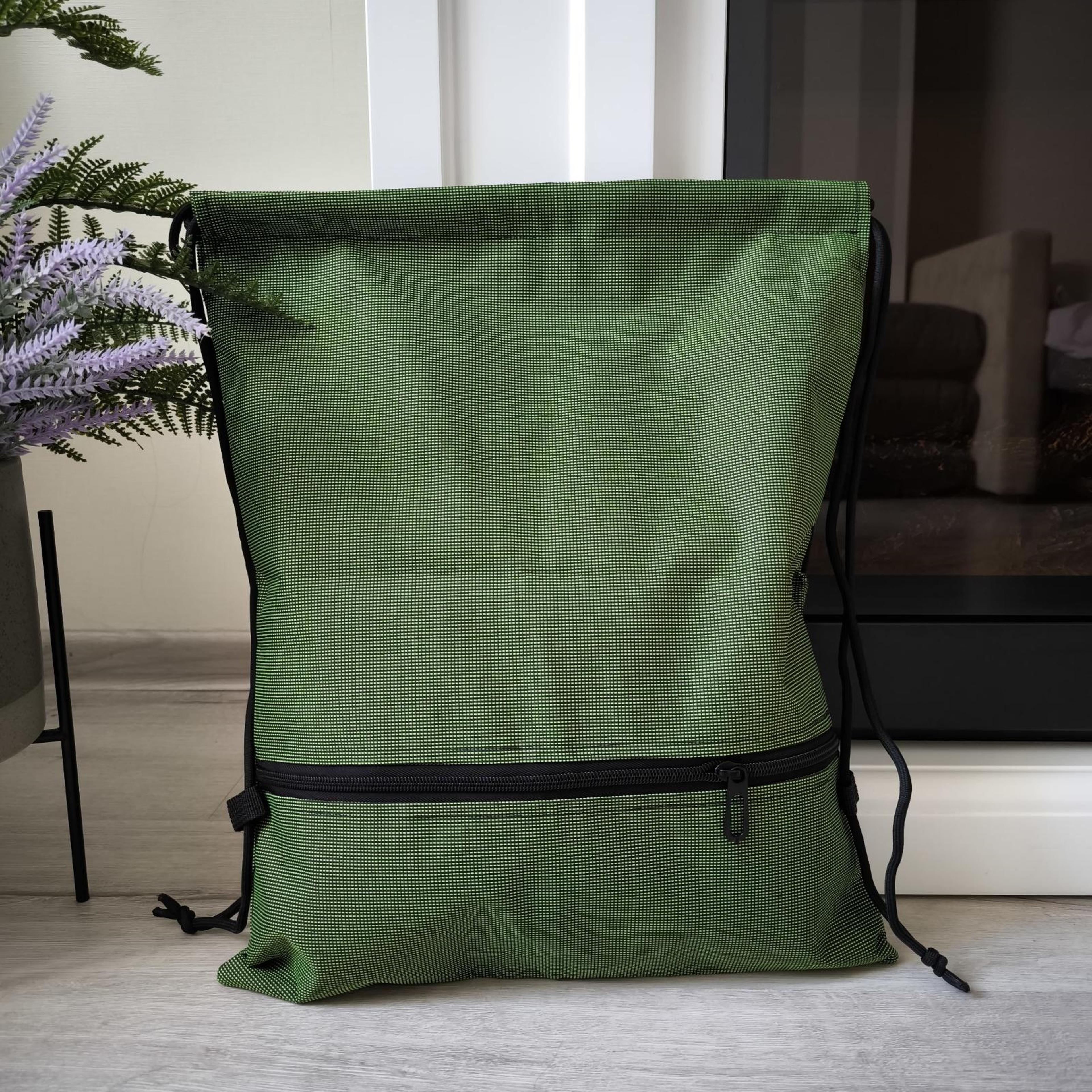 Foldable Lightweight Drawstring Backpack Foldable Backpack For Travel Gym 2