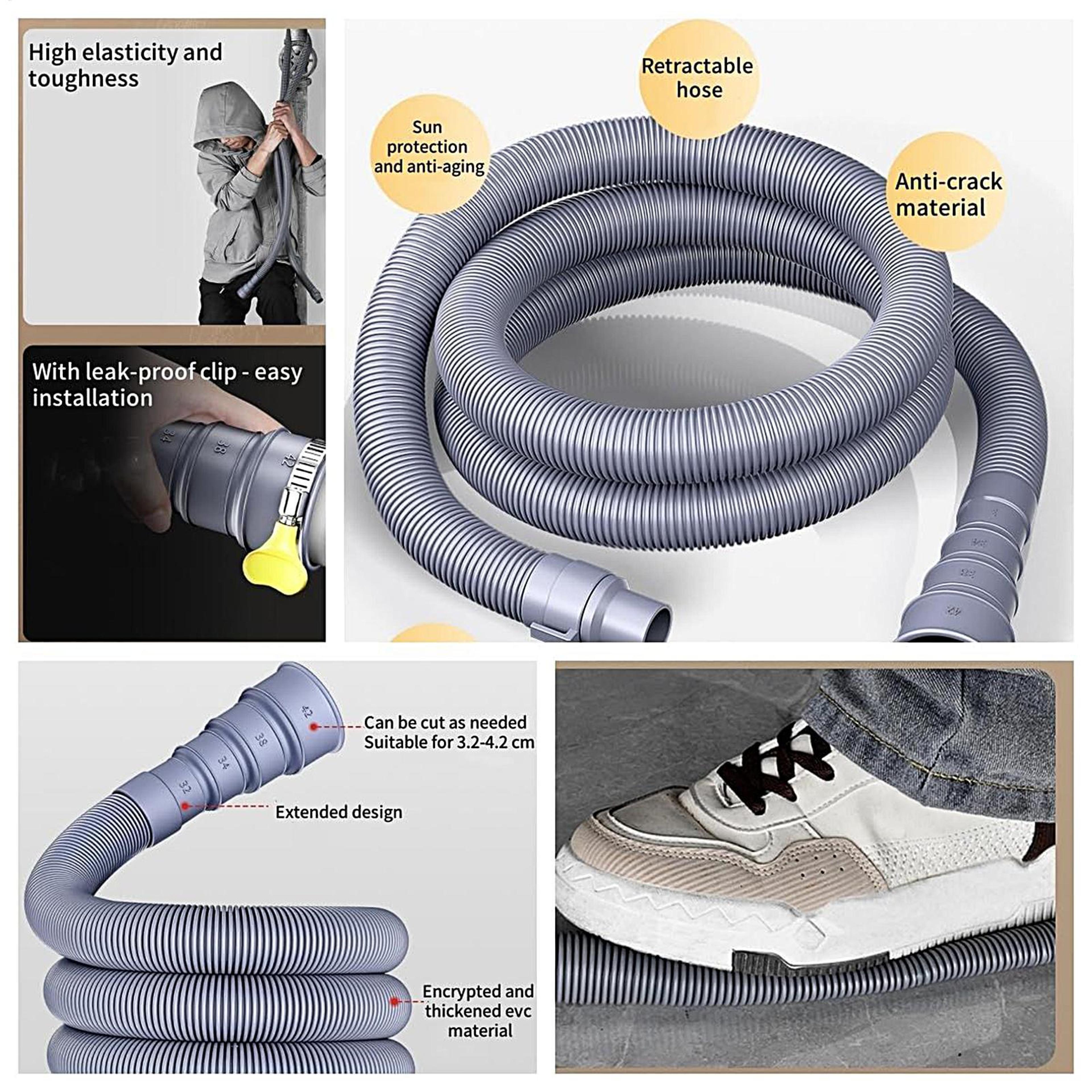 Foldable RV Sewer Hose Kit With Adjustable Leakproof Adapter 5