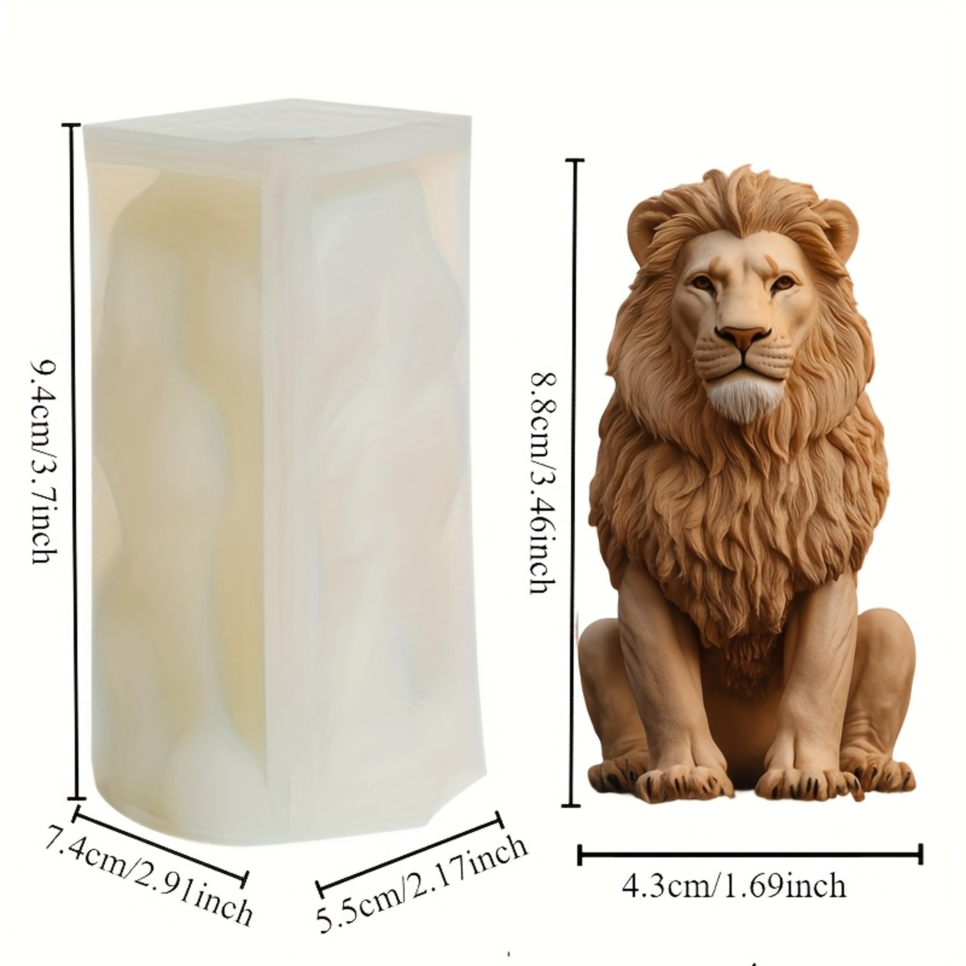 Lion Head Silicone Mold For Candle Making Resin Casting And DIY Home Decor 5