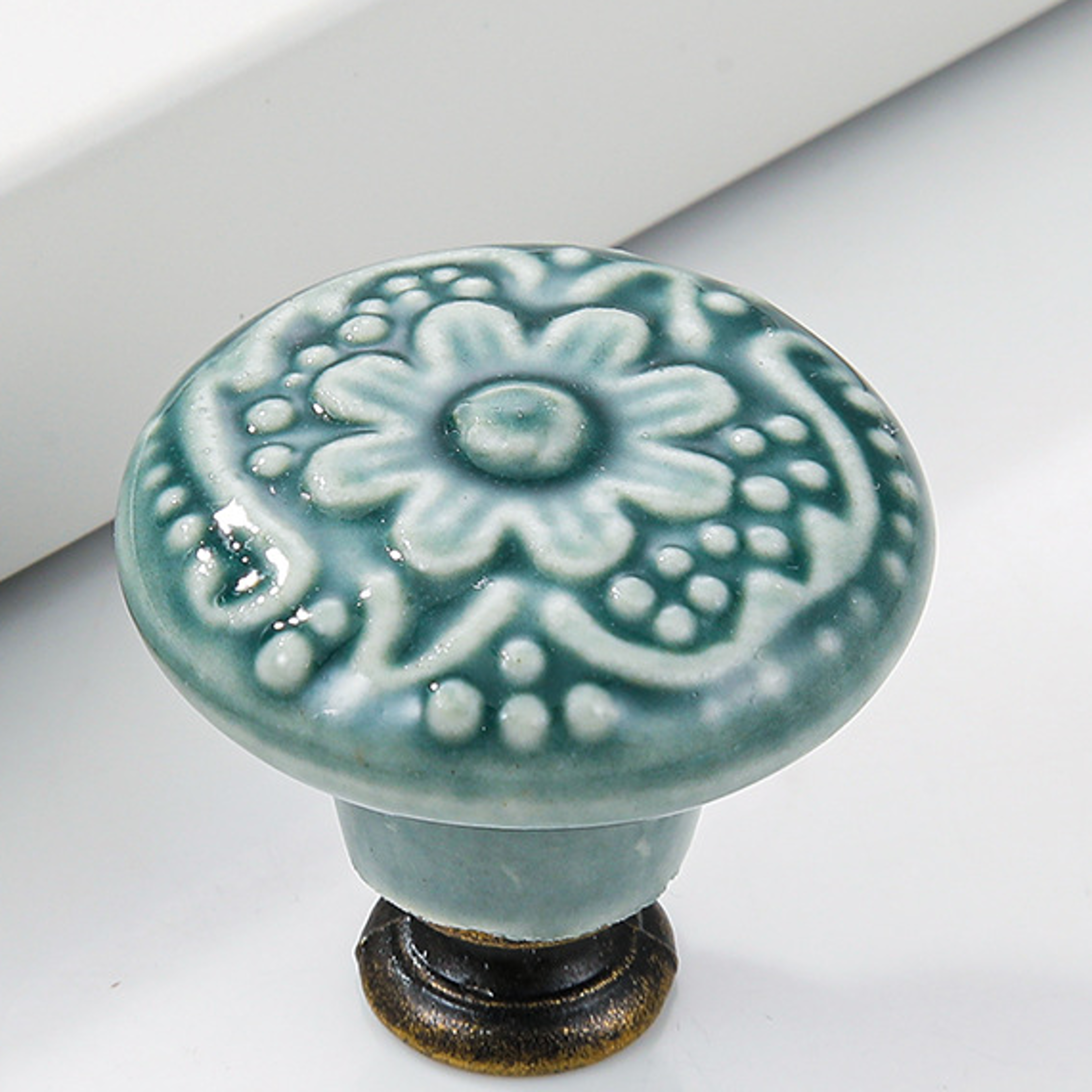 Modern Ceramic Cabinet Handles Minimalist Drawer Knobs for Kitchen Cupboards