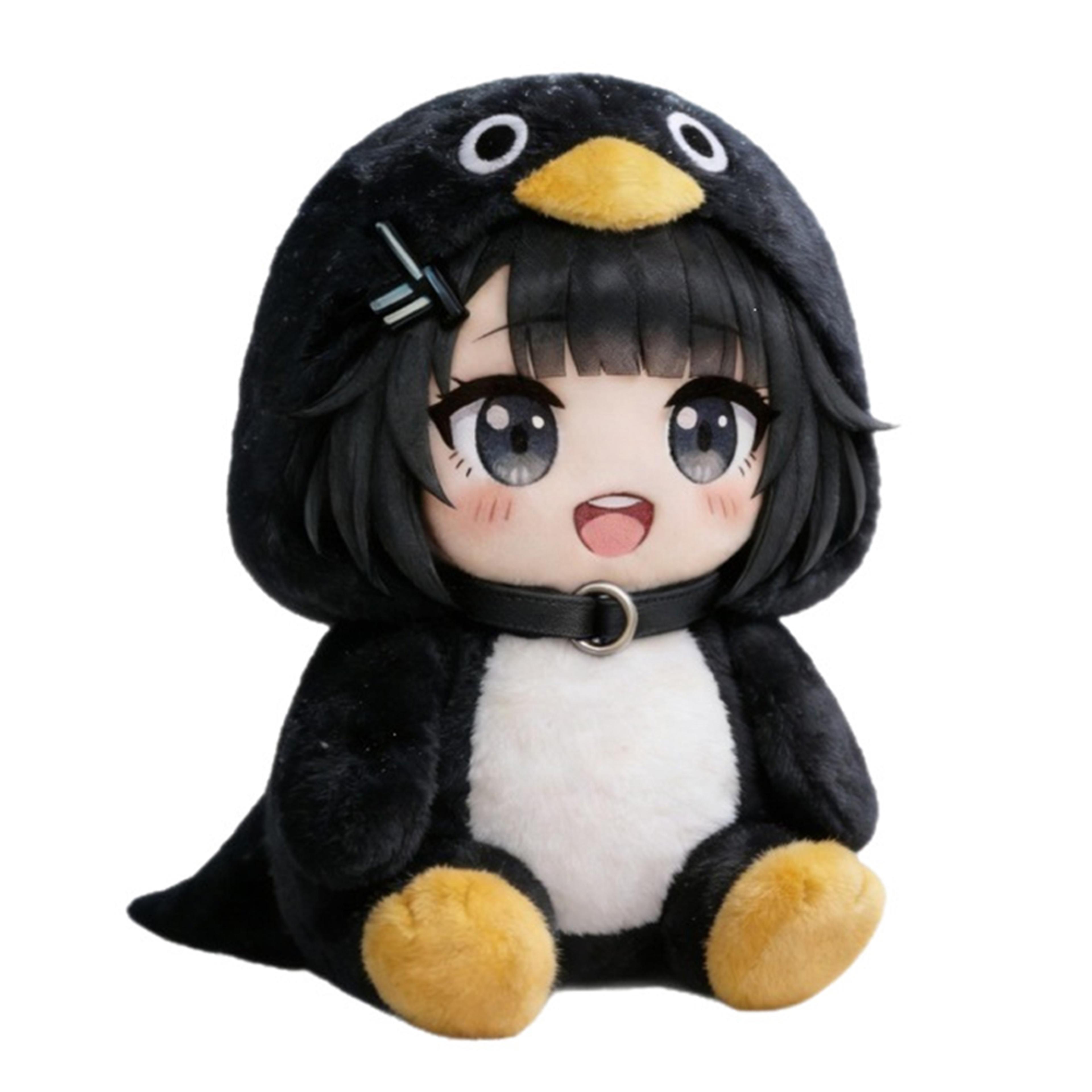 penguin plush toy soft stuffed penguin doll for kids & cute room decor