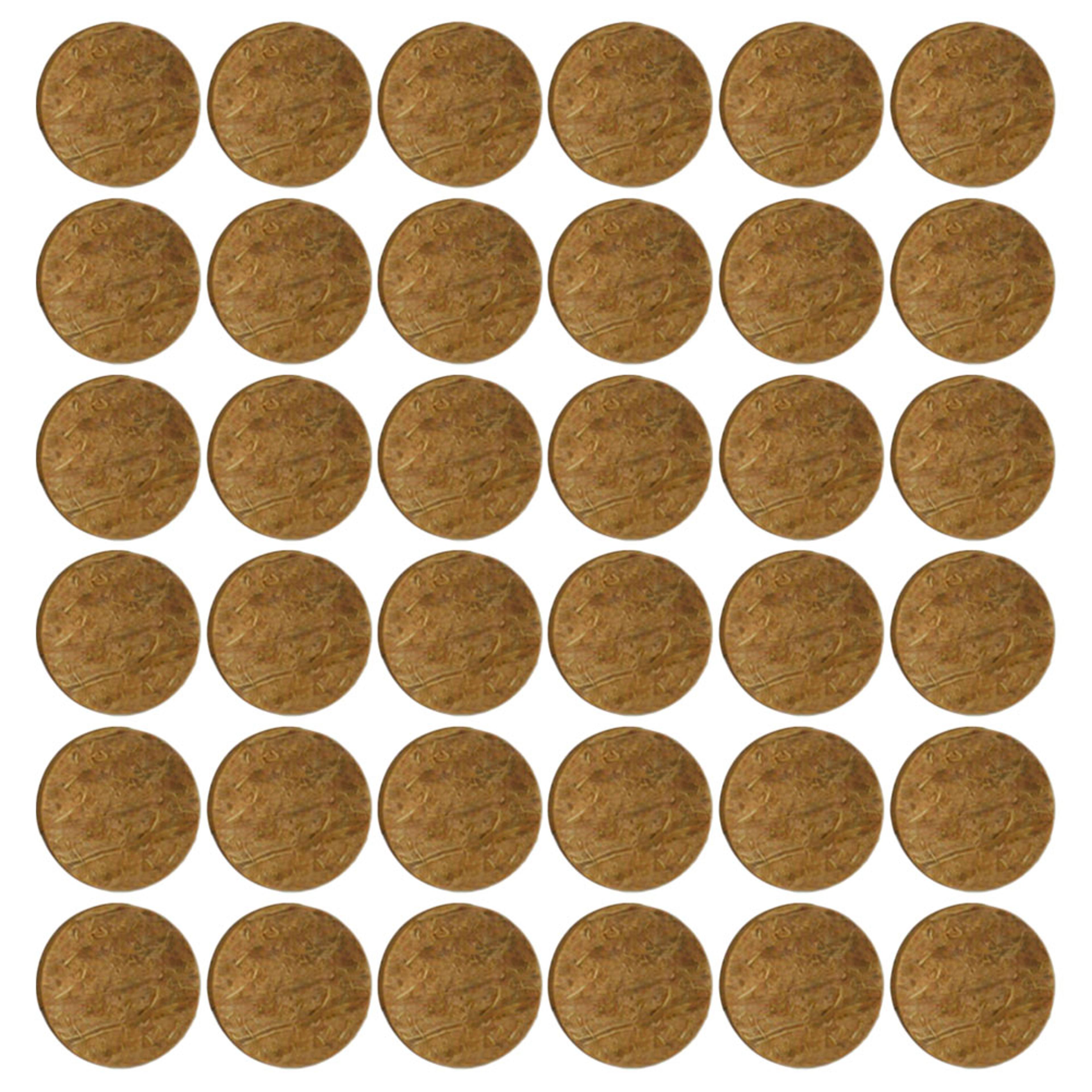 Natural Coconut Shell Aquarium Decor Discs For Fish Tank Ornaments  Crafts 2