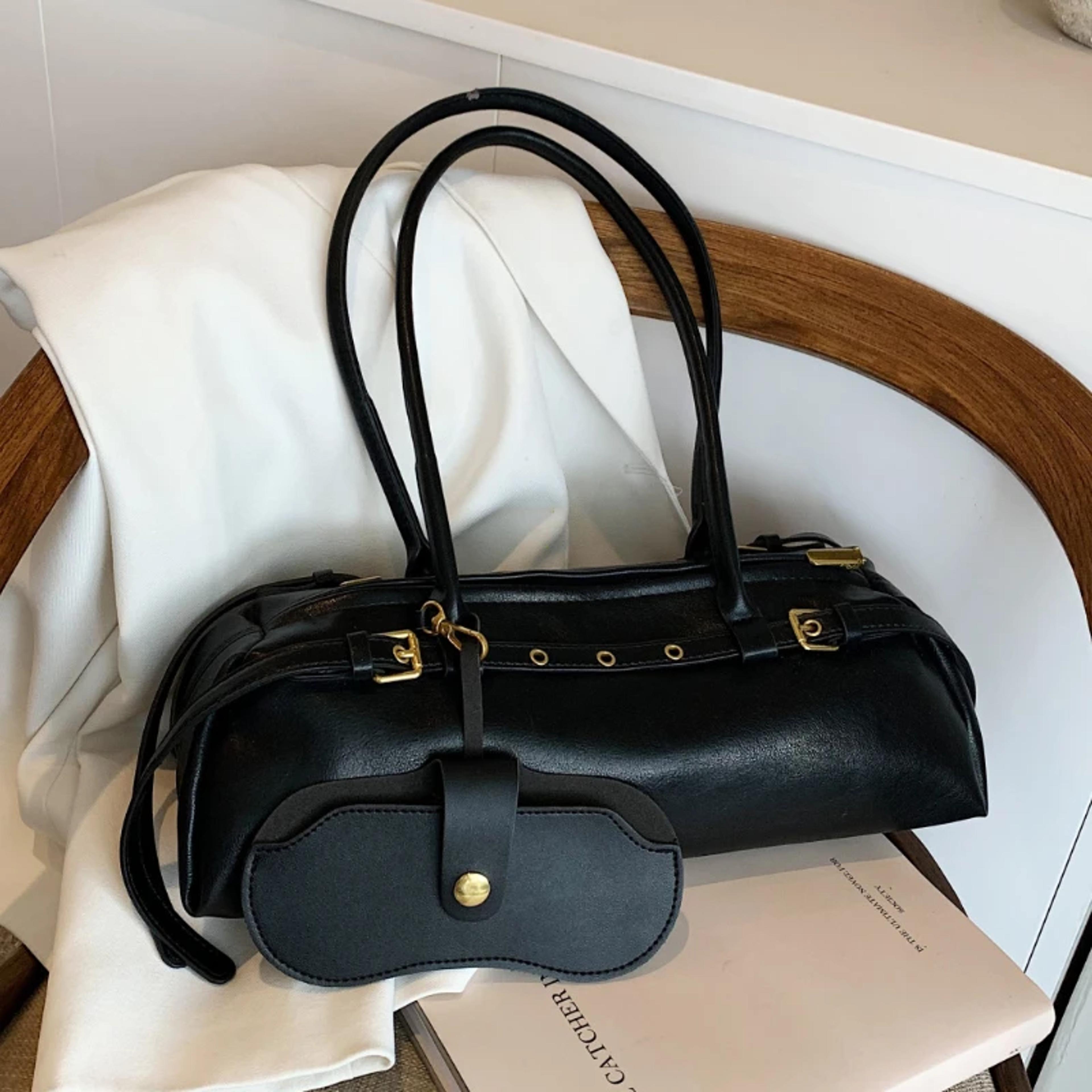 Elegant Large Capacity Shoulder Bag For Women PU Leather Everyday Tote Purse 6