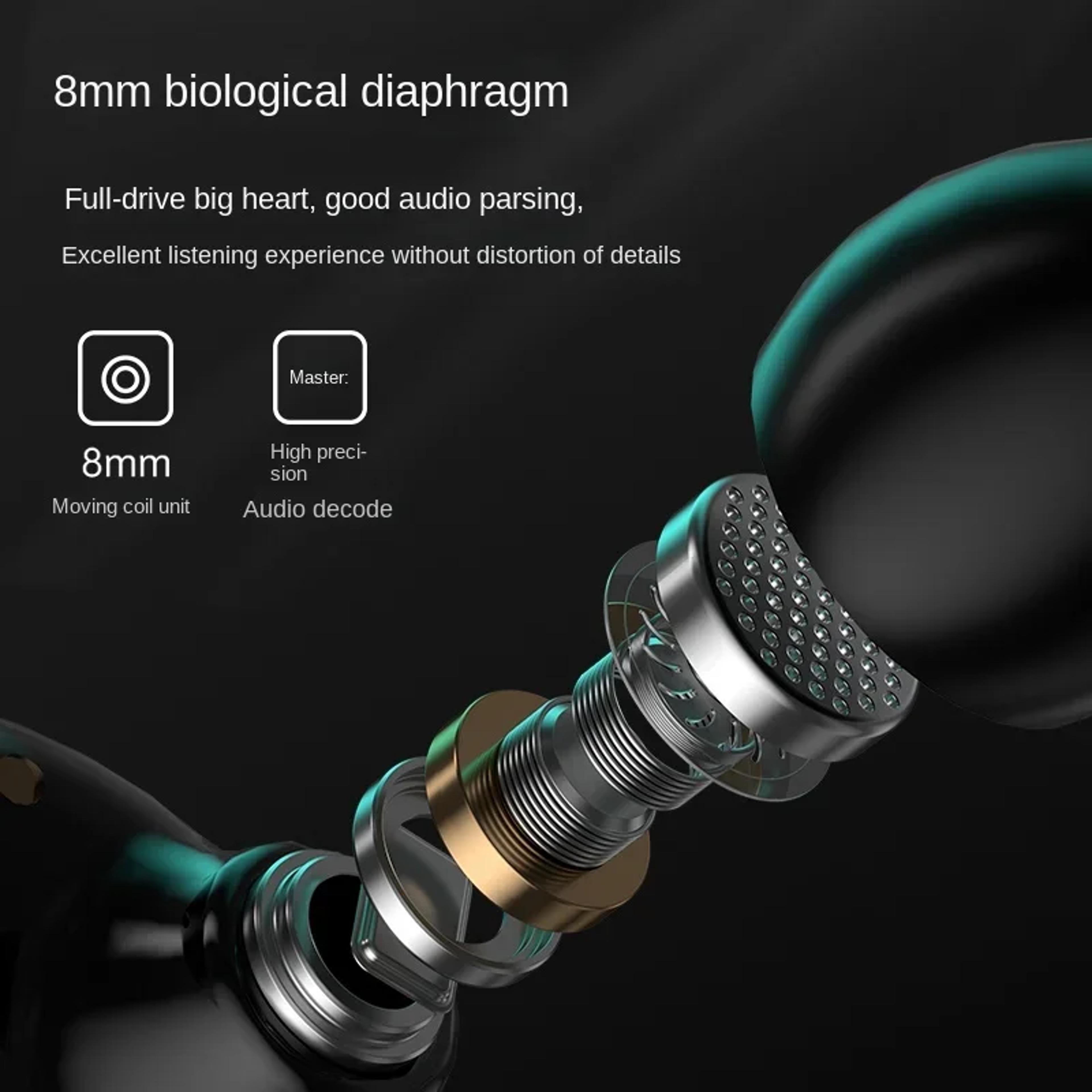 LED Display Wireless Earbuds With Bluetooth Stereo Sound  Sports Fit 4