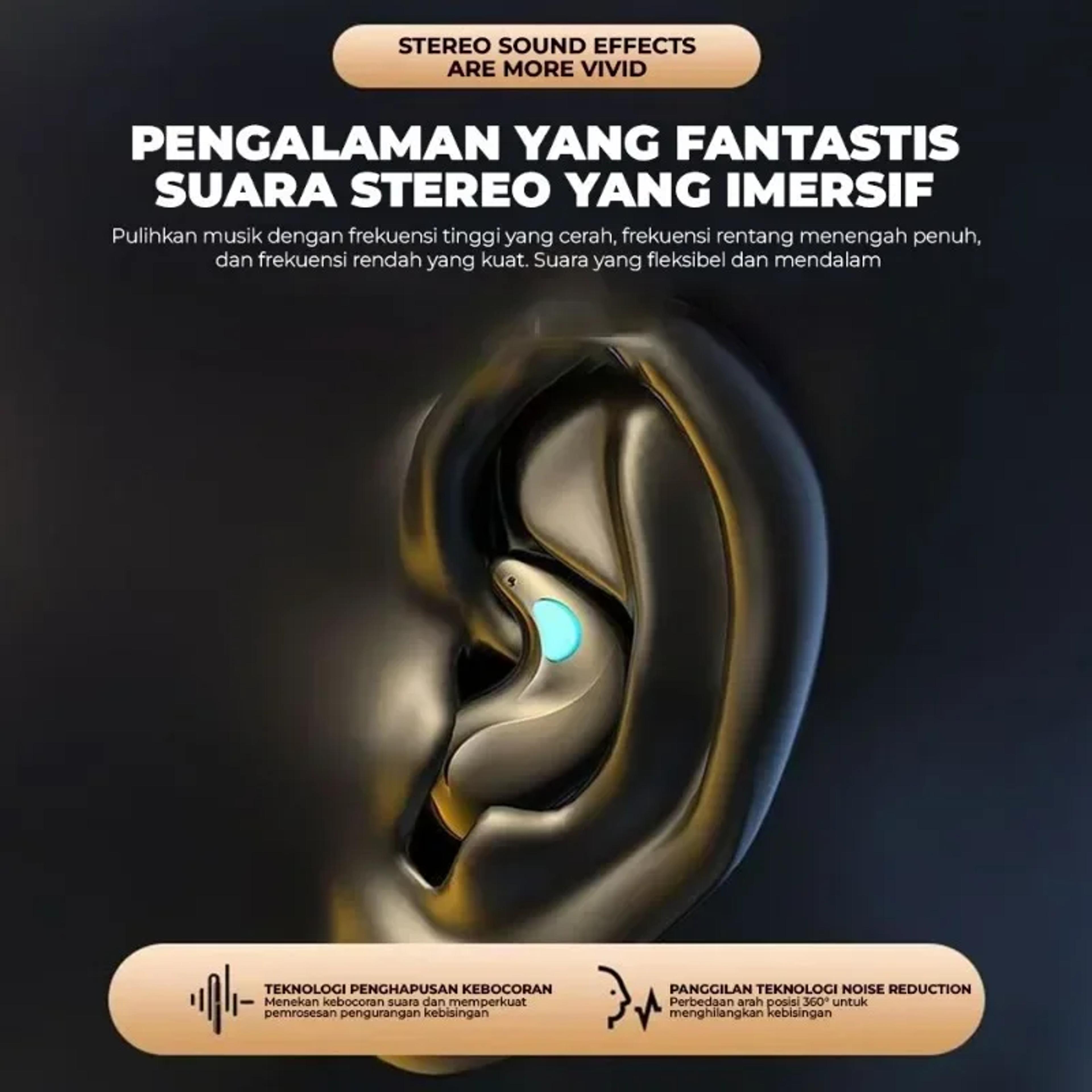 Invisible Sleep Earbuds Mini Bluetooth Earphones With HiFi Sound  Power Display 3