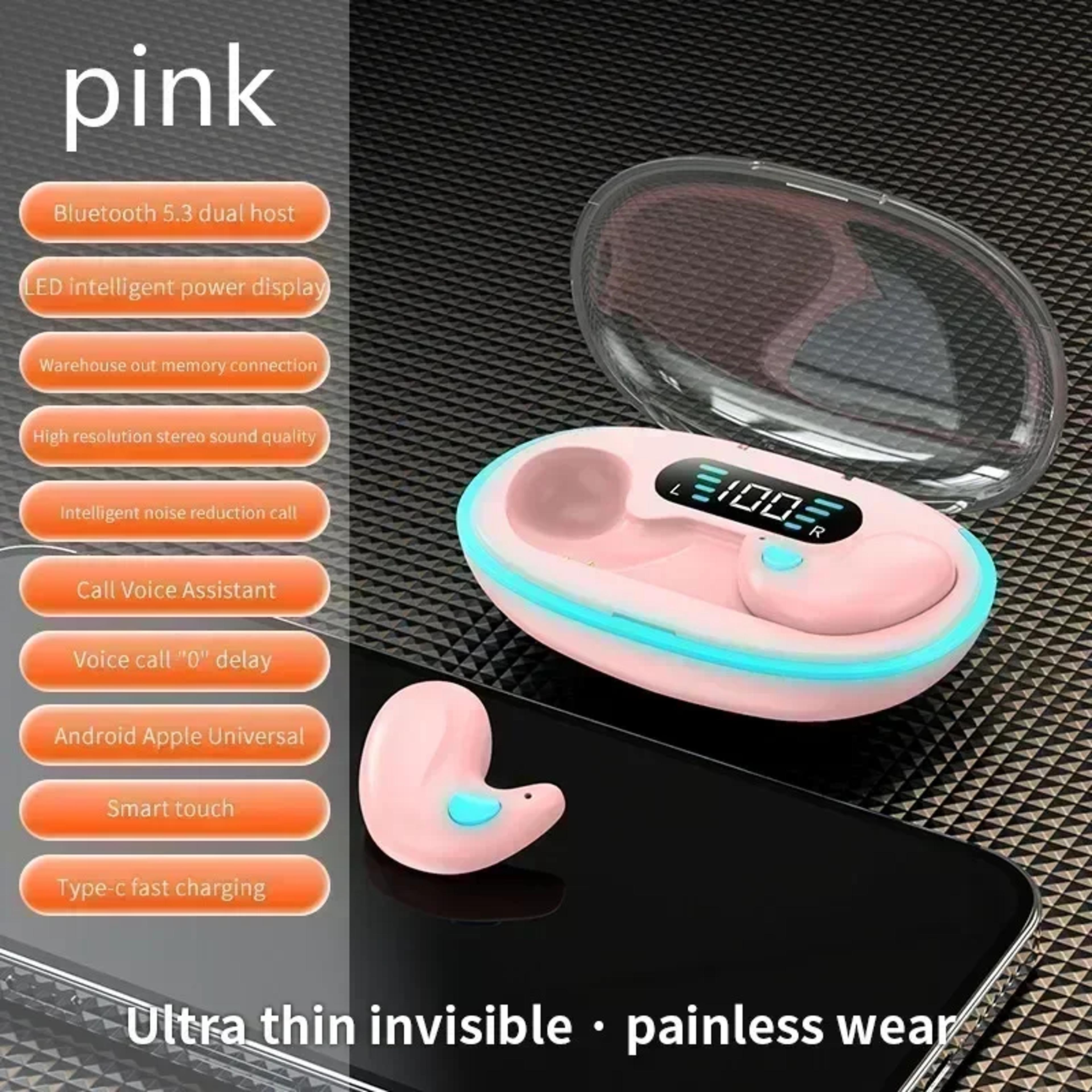 Ultra Slim Sleeping Earbuds Wireless Mini Bluetooth Earbuds For Comfort Fit  HD Calls 10