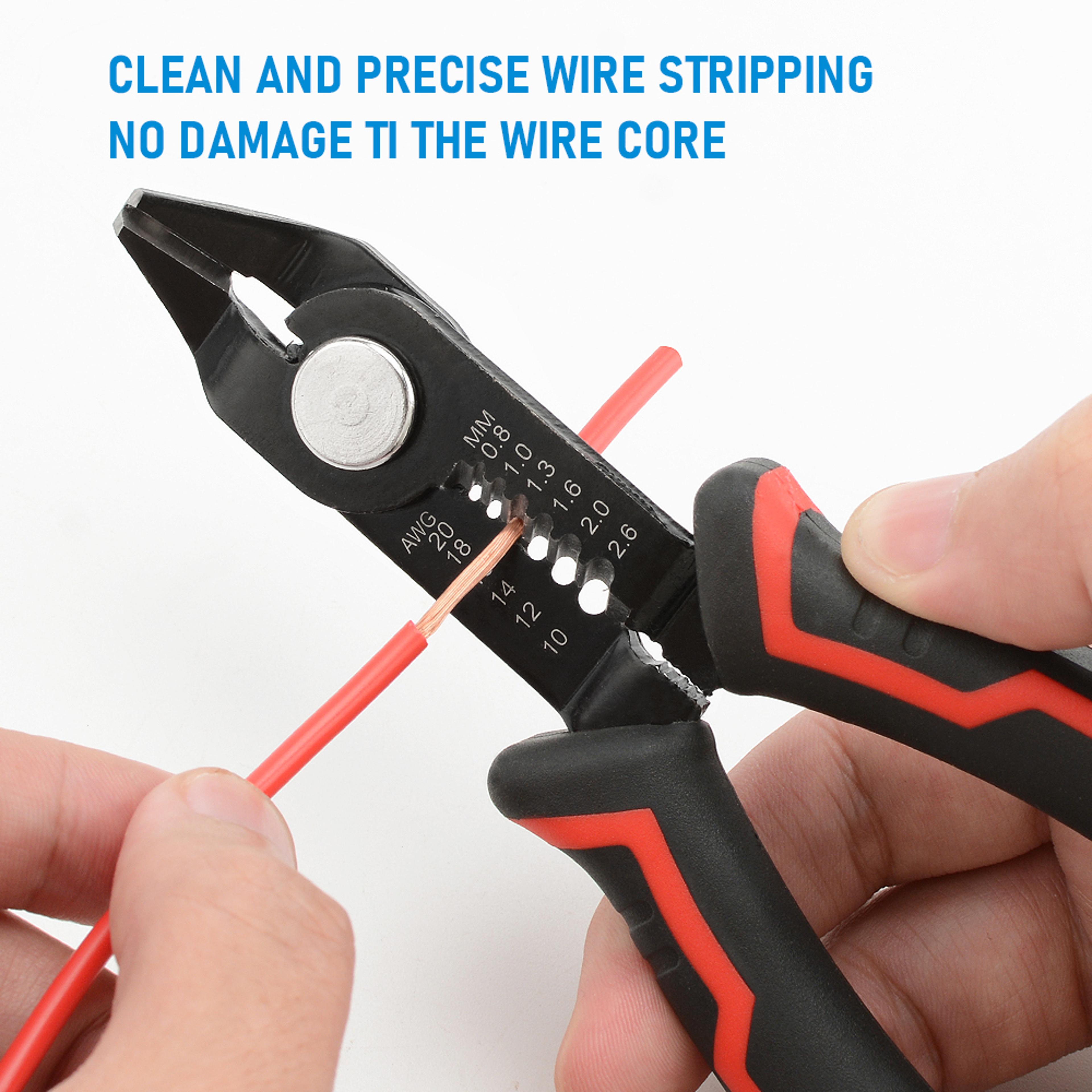 Automatic Wire Stripper Pliers Cutter Crimper For Electricians And DIY Cable Repair 5