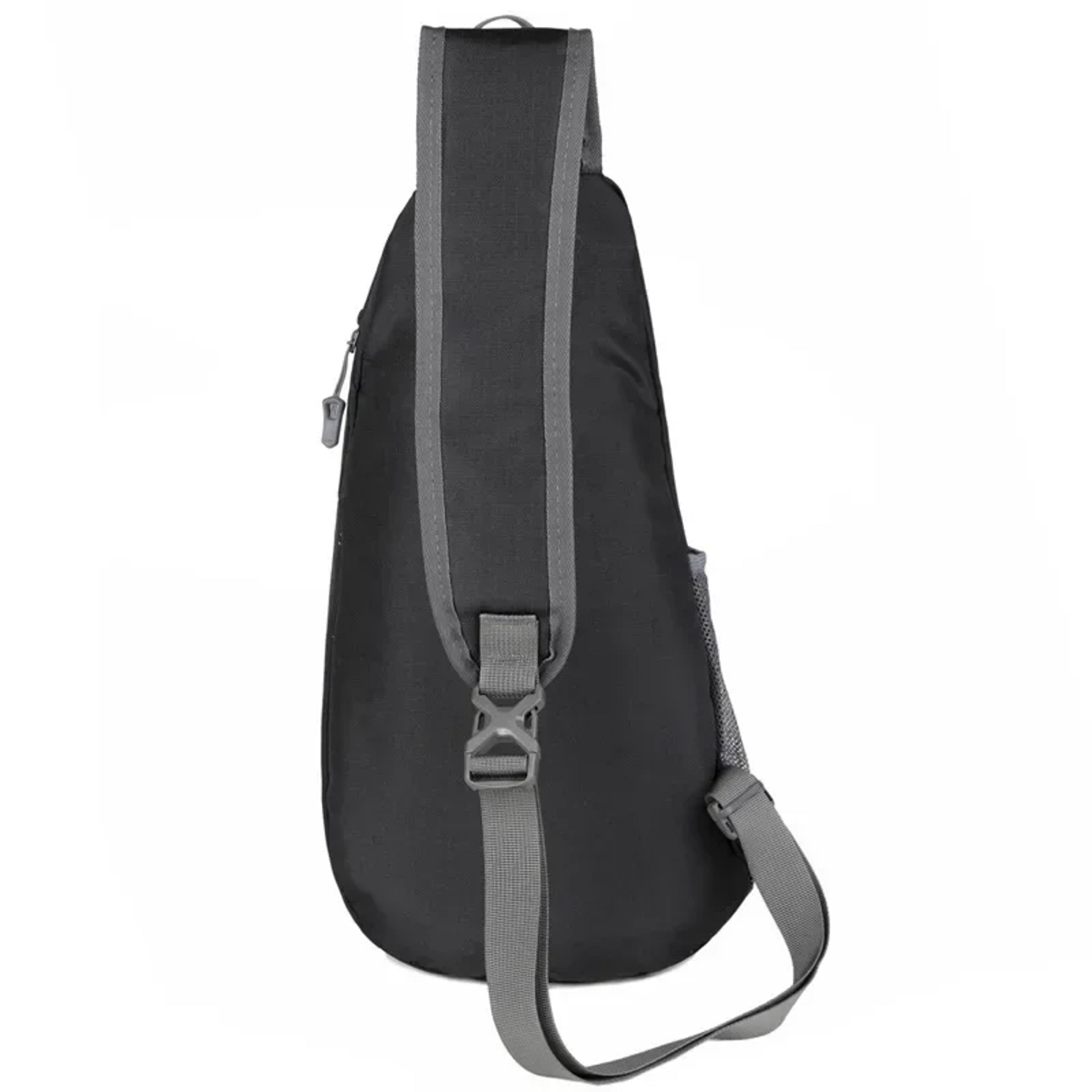 Outdoor Sling Chest Bag For Men And Women Lightweight Crossbody Backpack With Bottle Holder 3