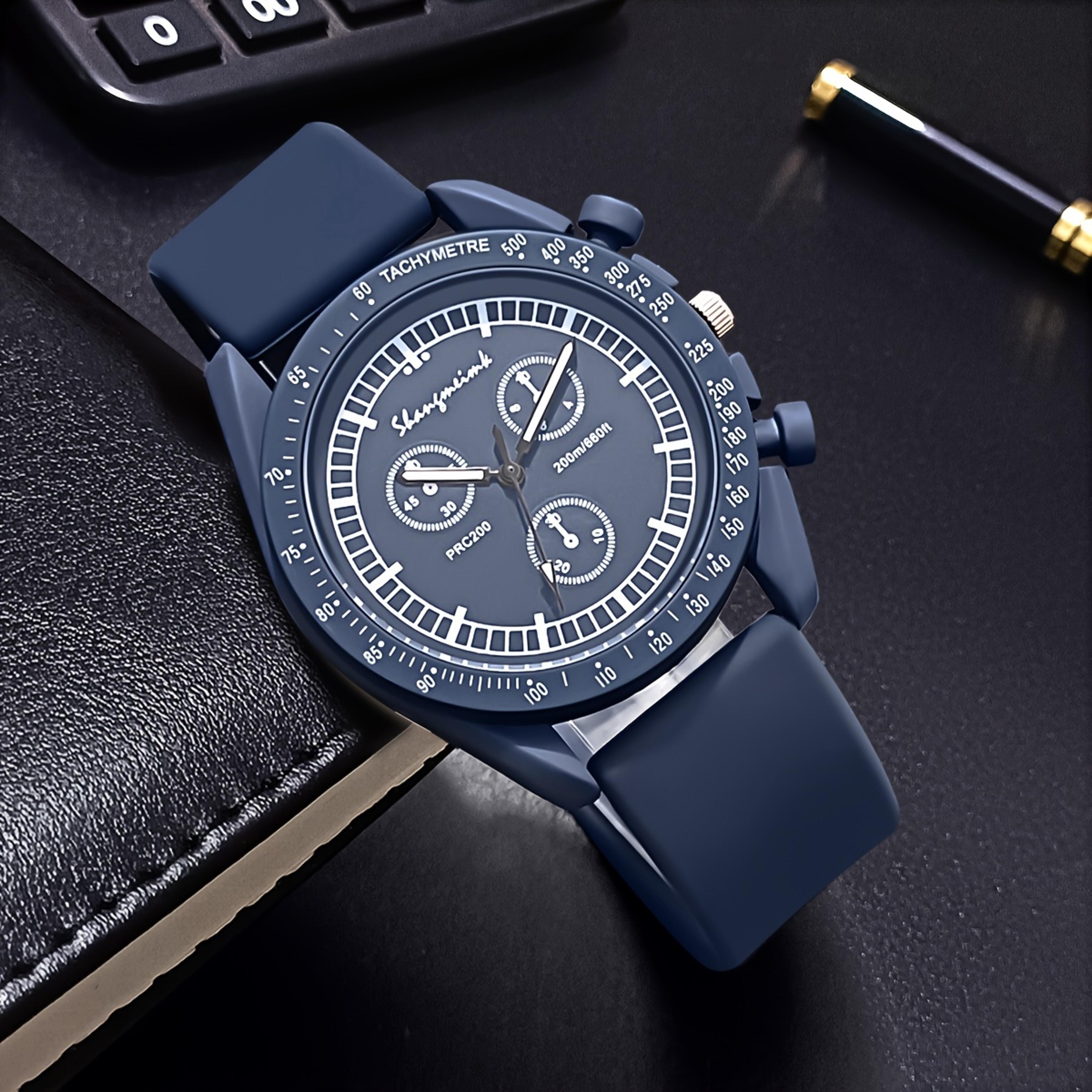 Stylish Silicone Band Women Sports Watch With Quartz Movement  Three Dial Design 7