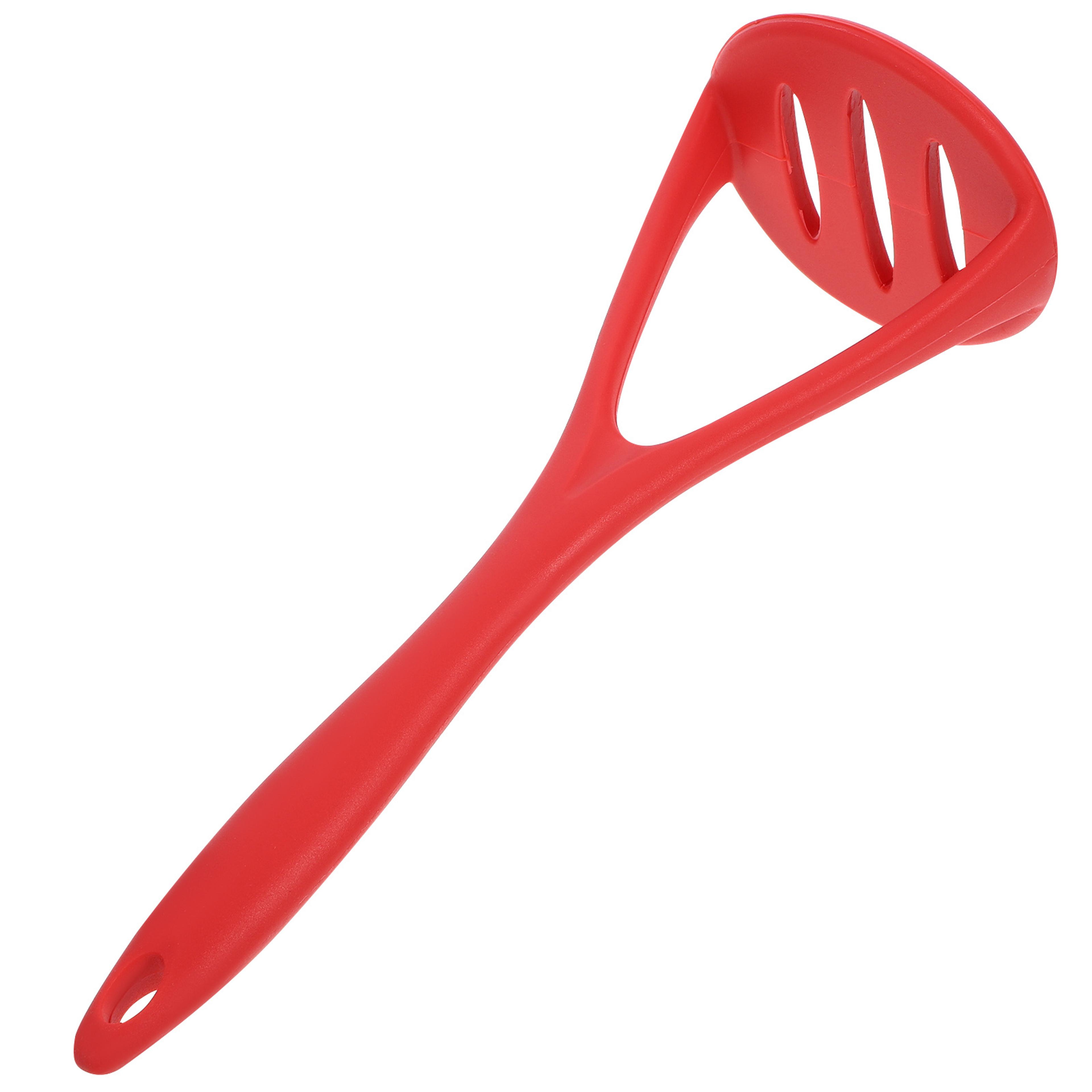 ergonomic silicone potato masher lightweight nonstick vegetable masher for smooth purees