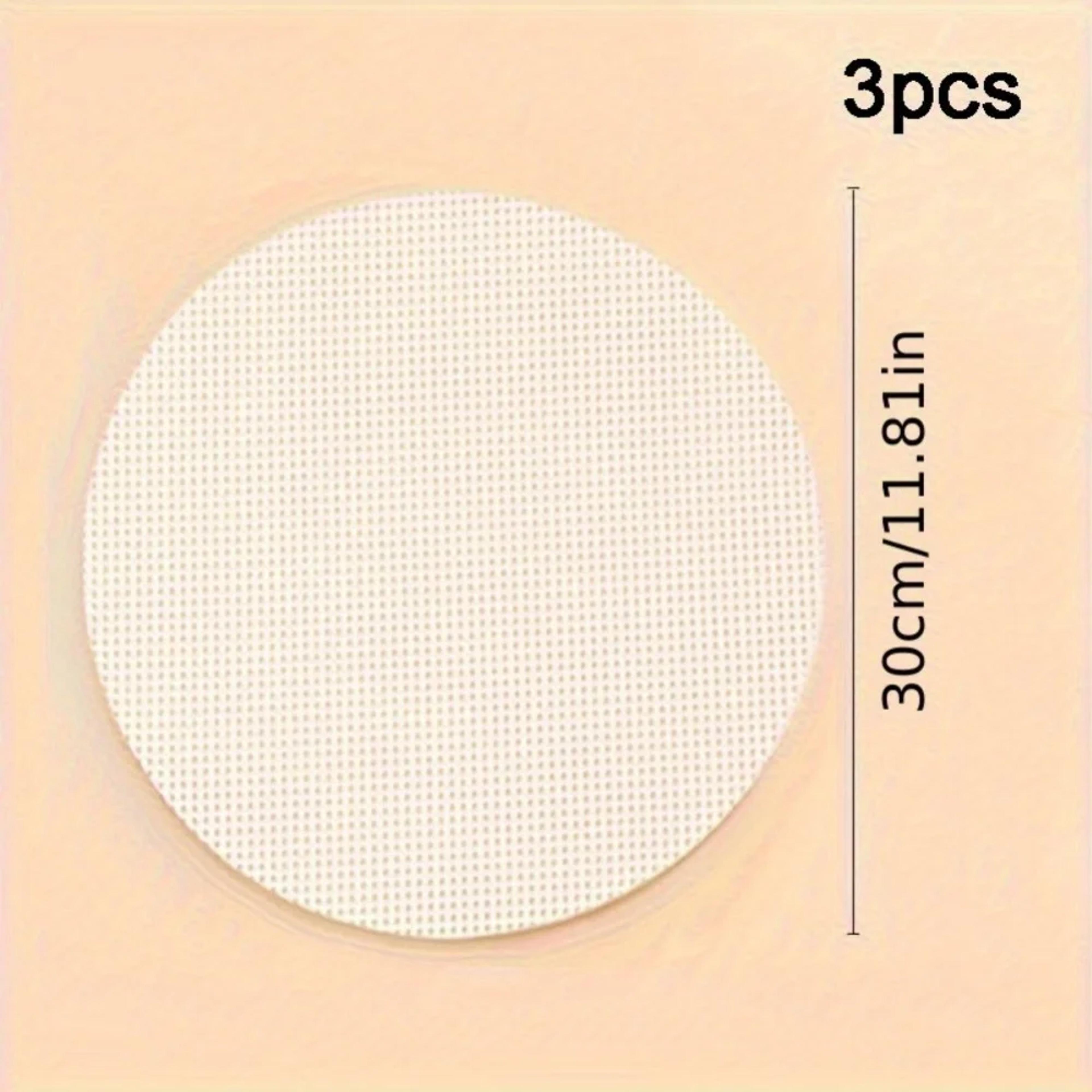 Reusable Silicone Steamer Liners Non Stick Bamboo Steamer Mat Heat Resistant Cooking Pads 4