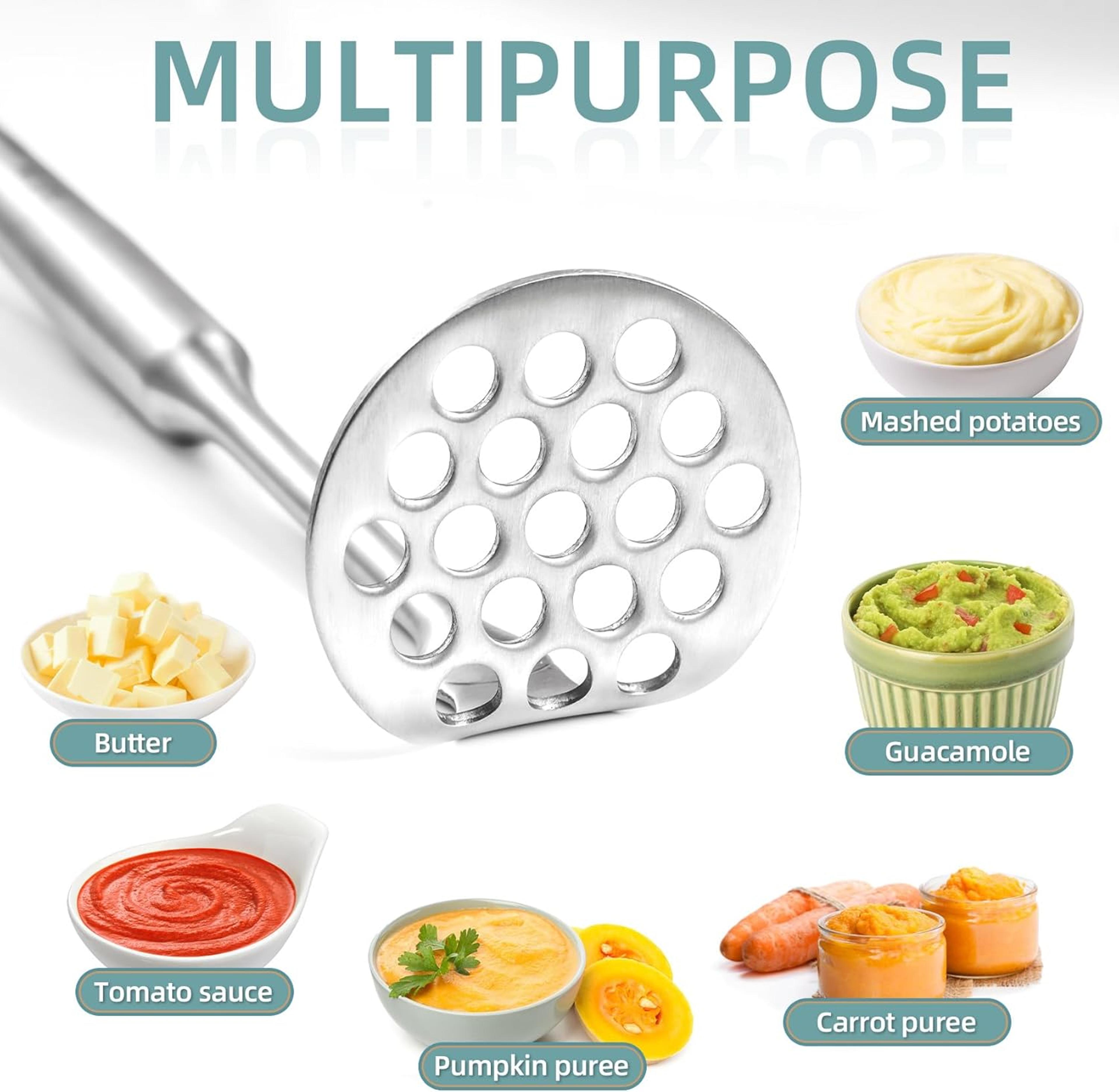 Mini Avocado  Potato Masher  Stainless Steel Kitchen Tool For Vegetables  Beans 3