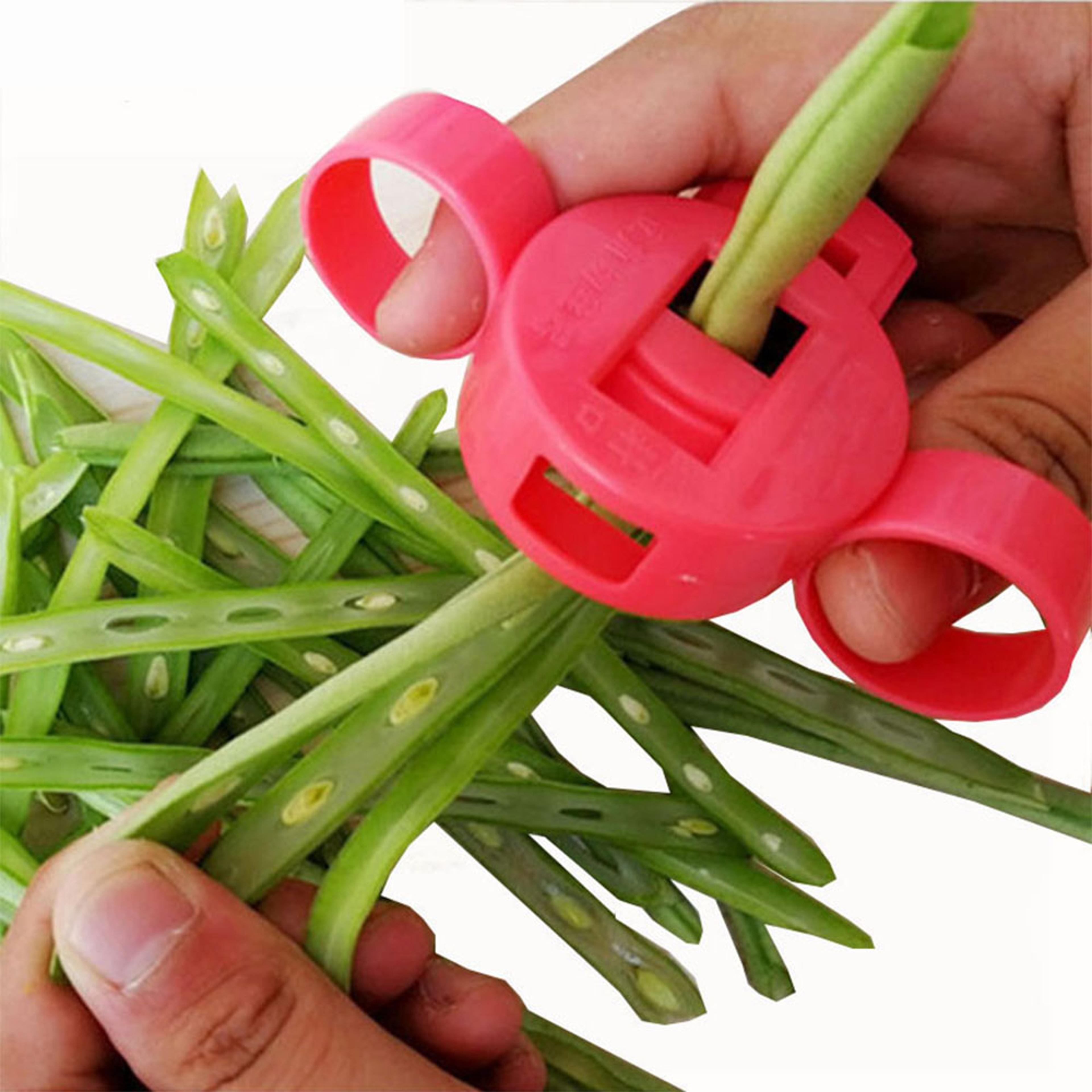 multi blade bean slicer for green beans fast kitchen cutter tool