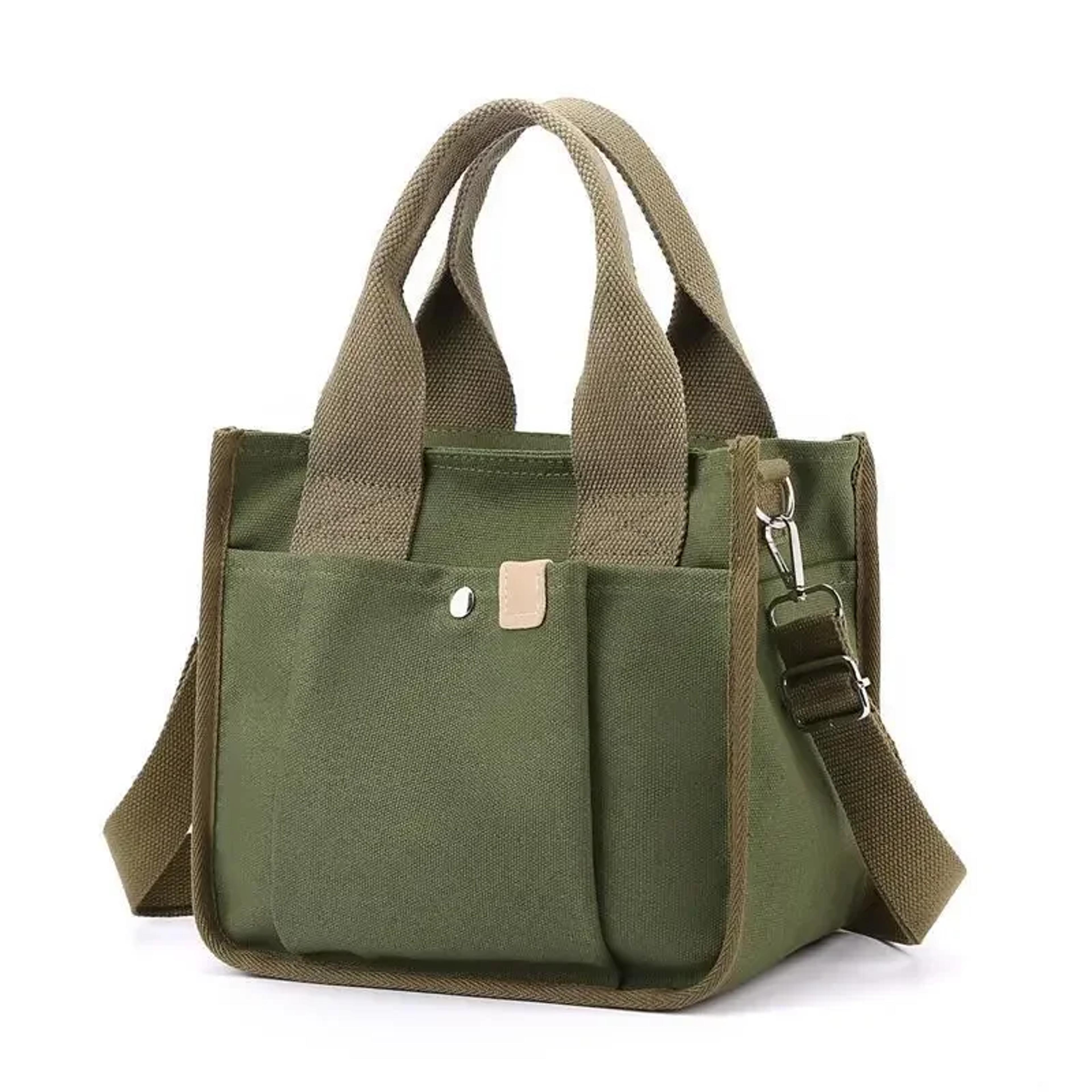 japanese style canvas tote bag for women large capacity crossbody shoulder handbag