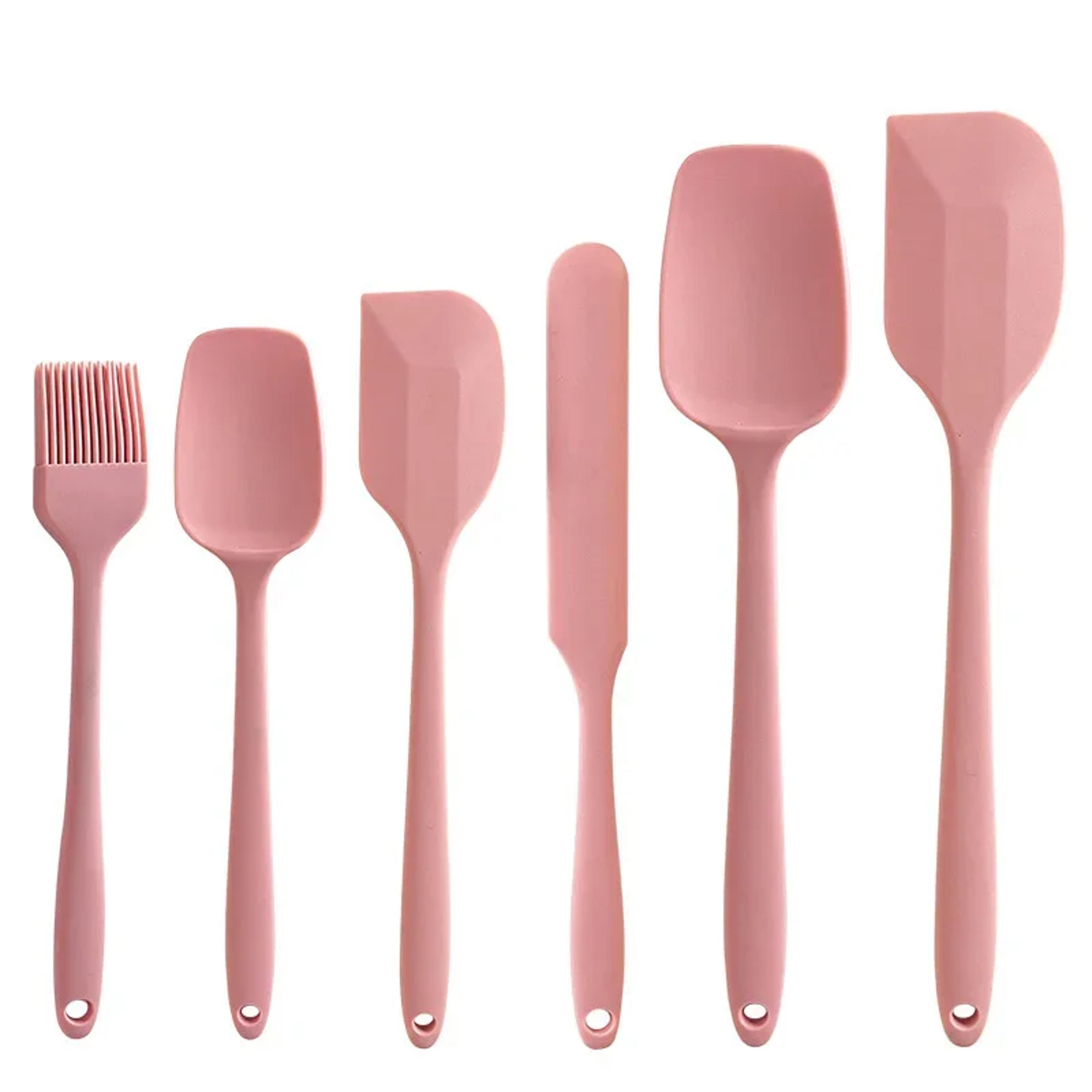 Silicone Spatula Set HeatResistant NonStick Baking  Cooking Utensils 8