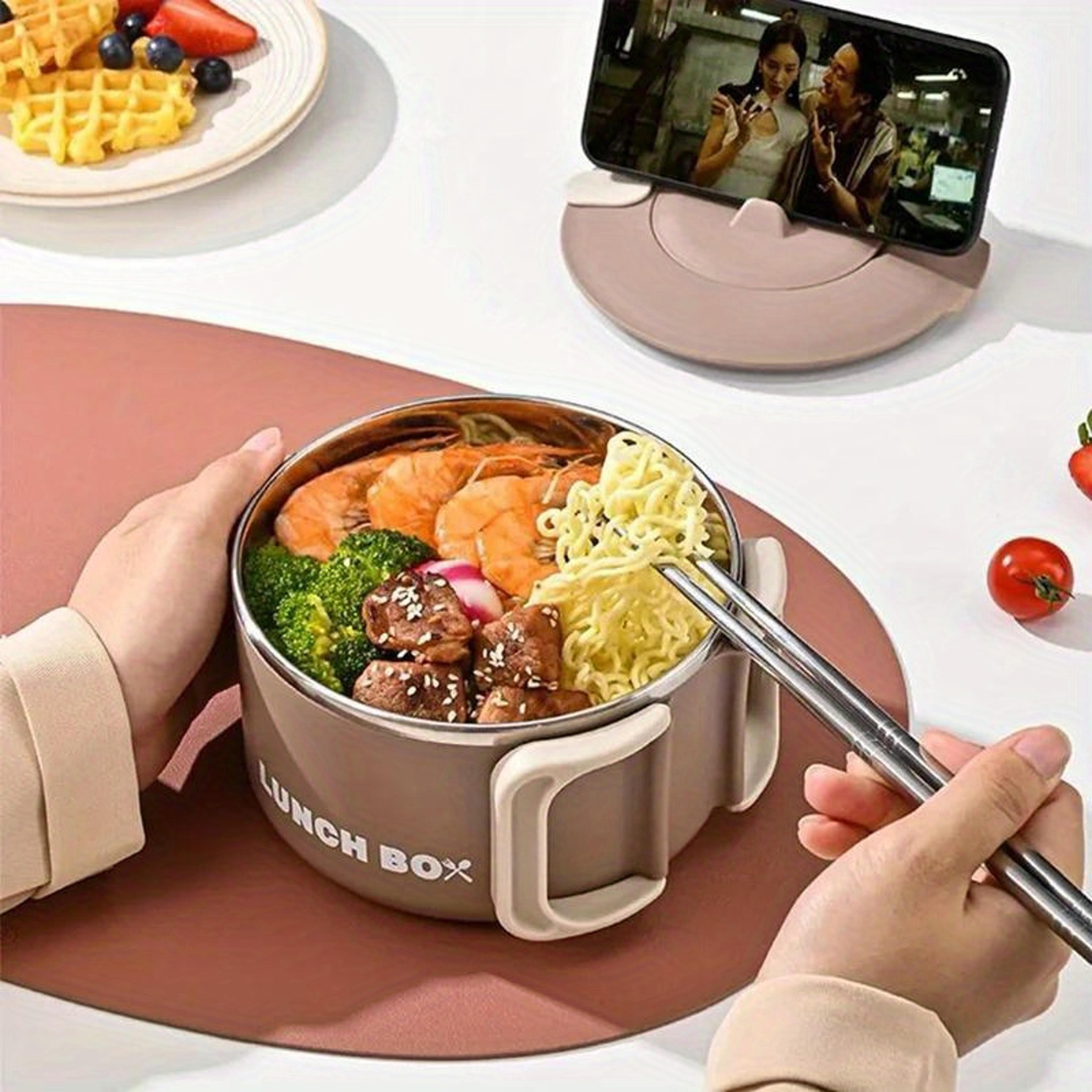 FreshCarry Stainless Steel Lunch Box MicrowaveSafe Bento Container For Work School  Travel 1