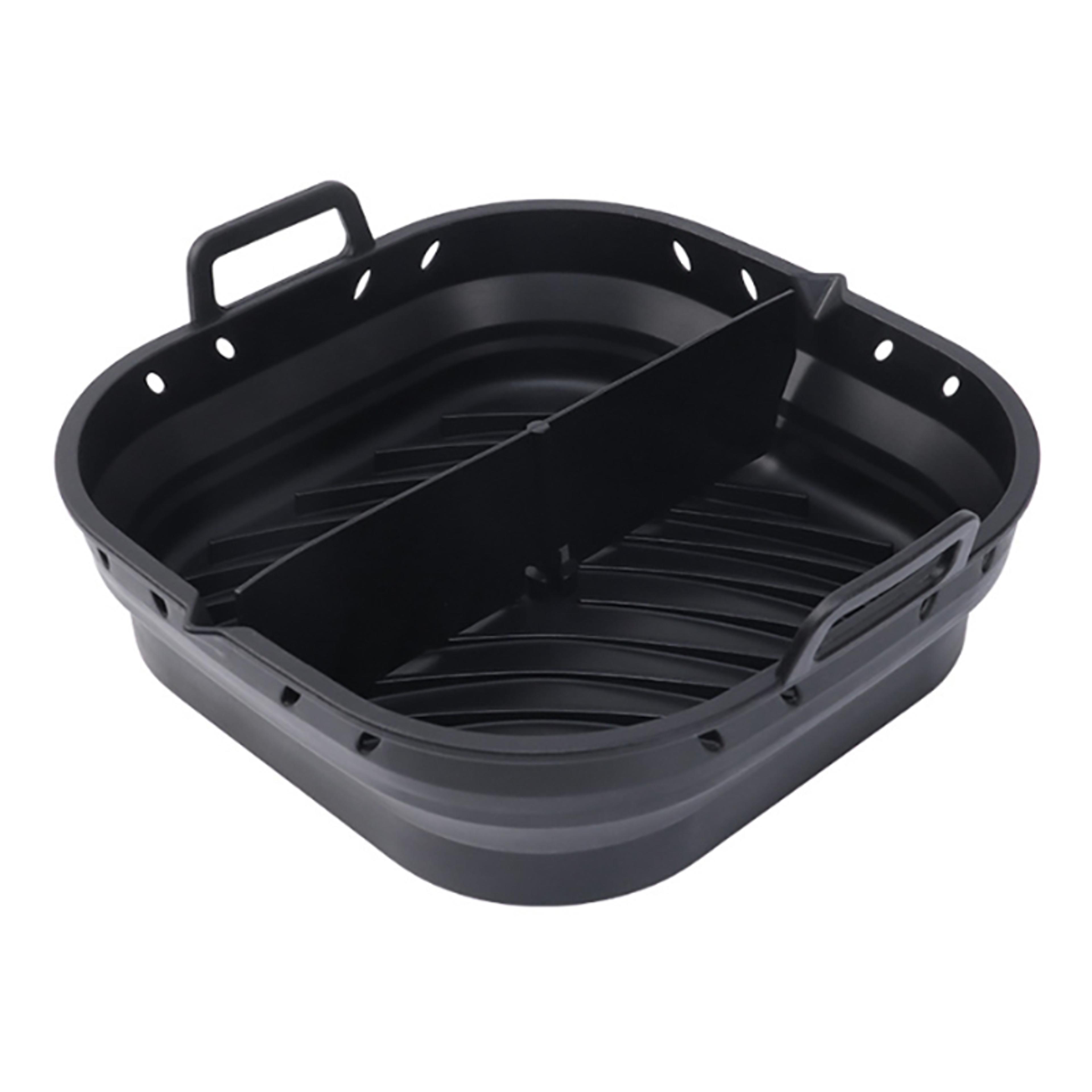 Reusable Silicone Air Fryer Liners For Easy Cleanup Non Stick Baking Basket Tray 5