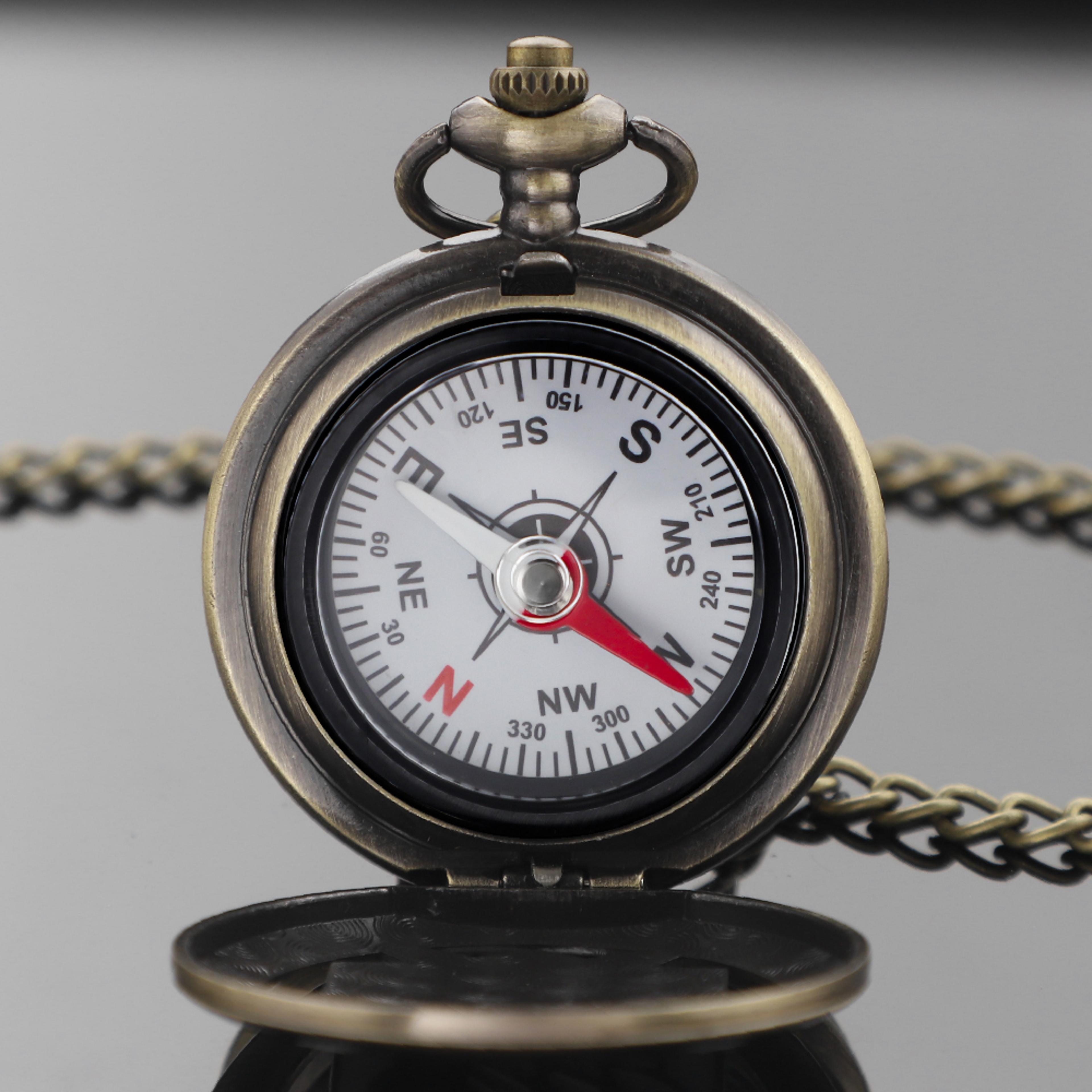 Attack On Titan Vintage Compass Pocket Watch For Camping Hiking  Anime Gift Collectors 7