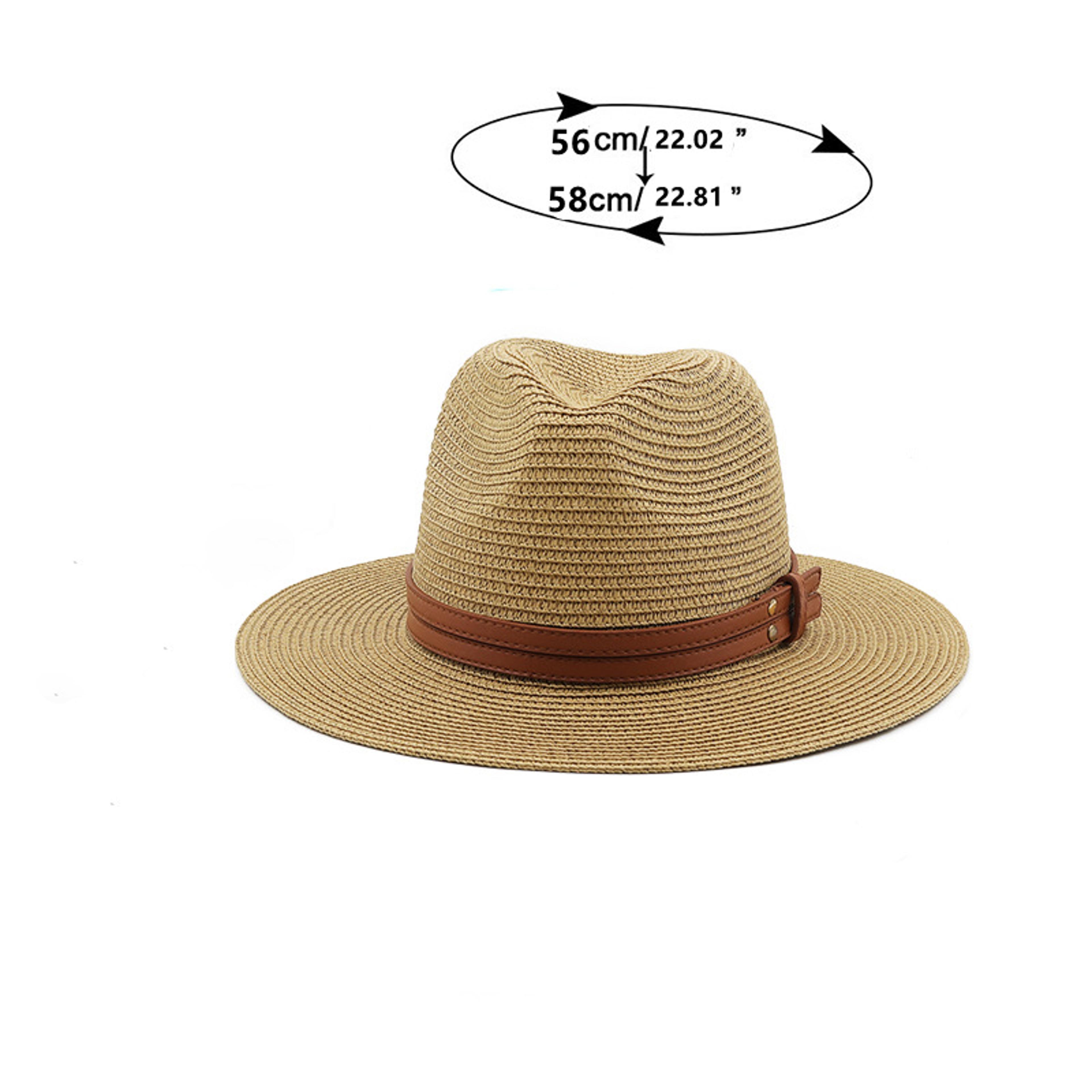 Coastal Breeze Panama Hat For Women  Men Breathable Straw Sun Hat For Beach Travel 5