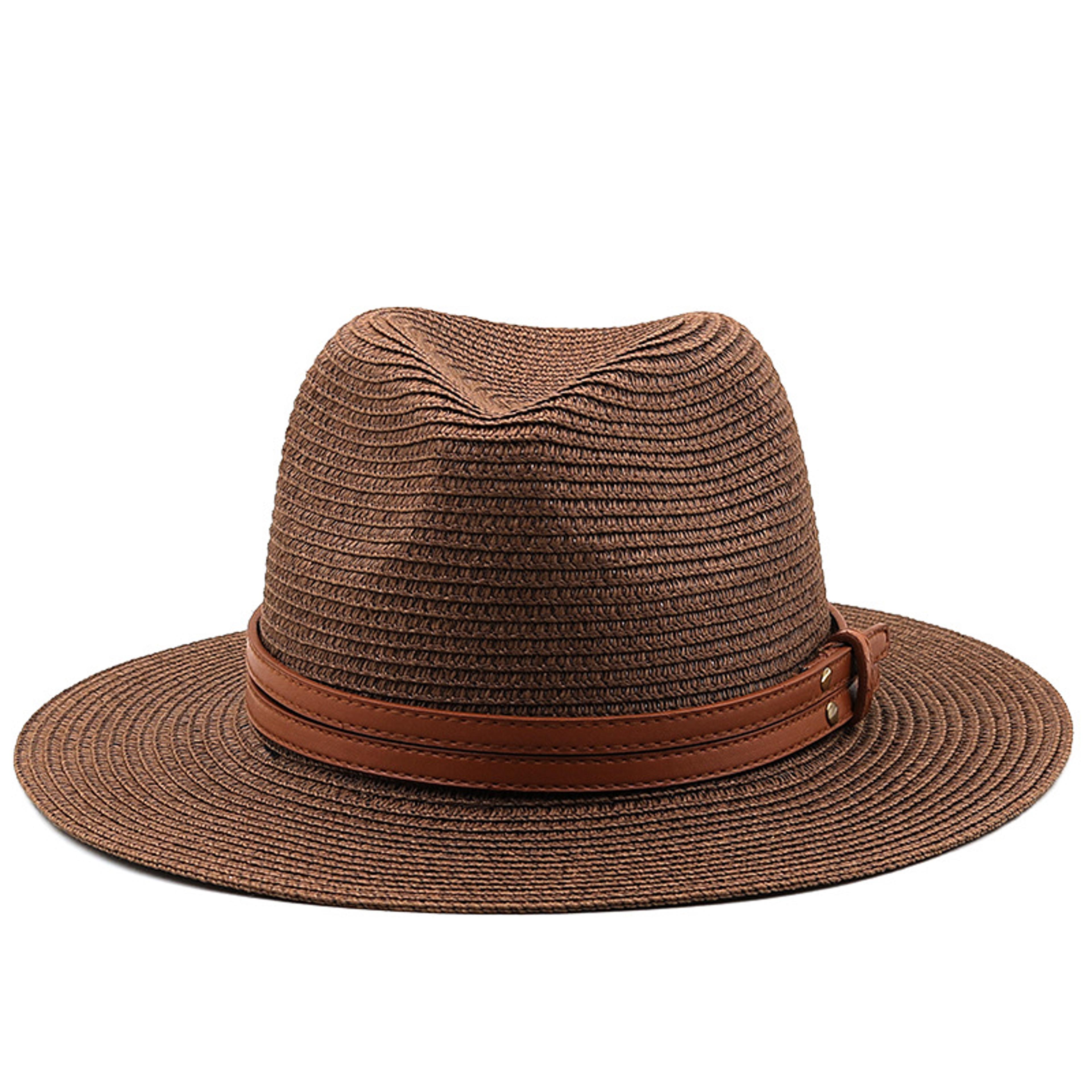 Coastal Breeze Panama Hat For Women  Men Breathable Straw Sun Hat For Beach Travel 8