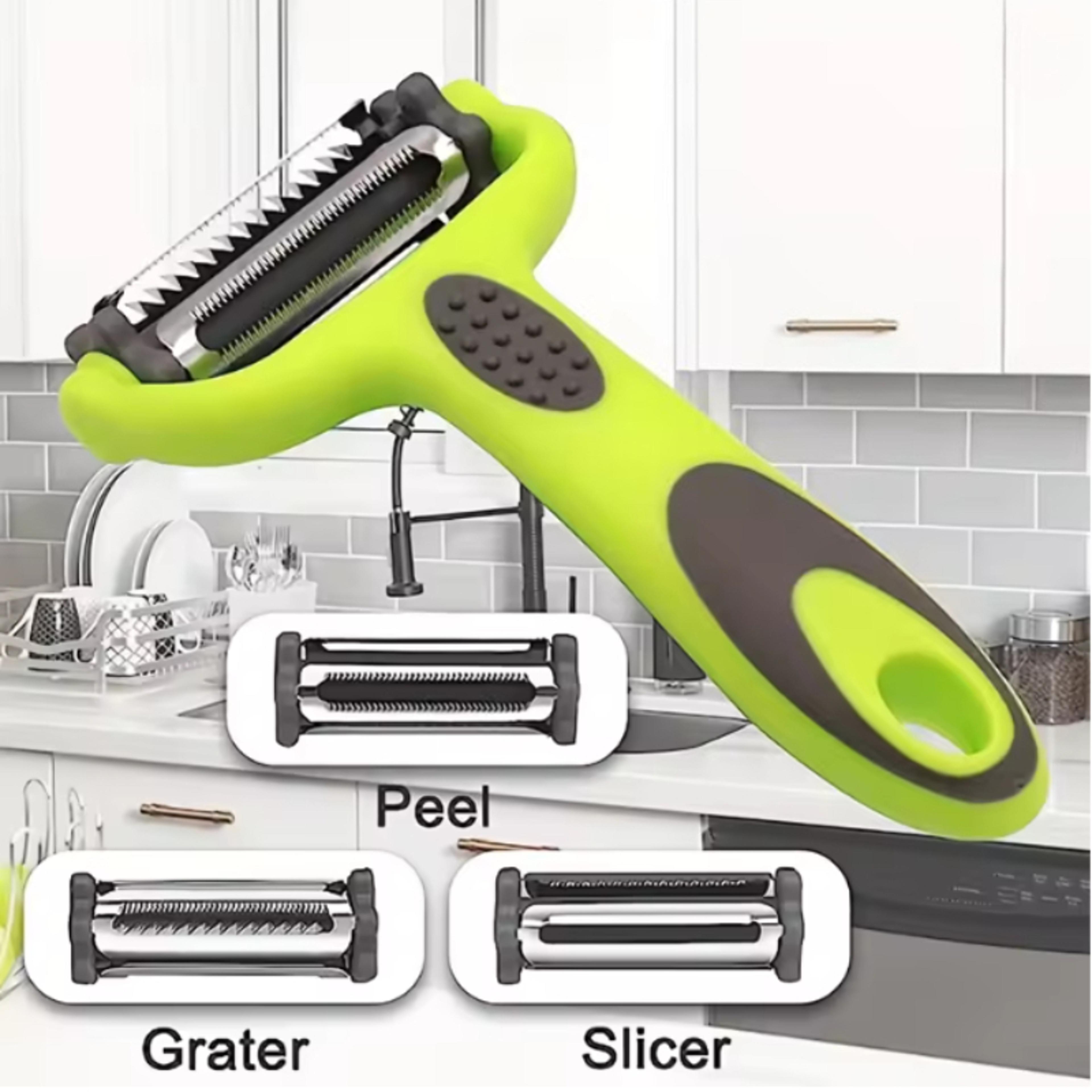swivel vegetable peeler and slicer for fruits, potatoes & cucumbers
