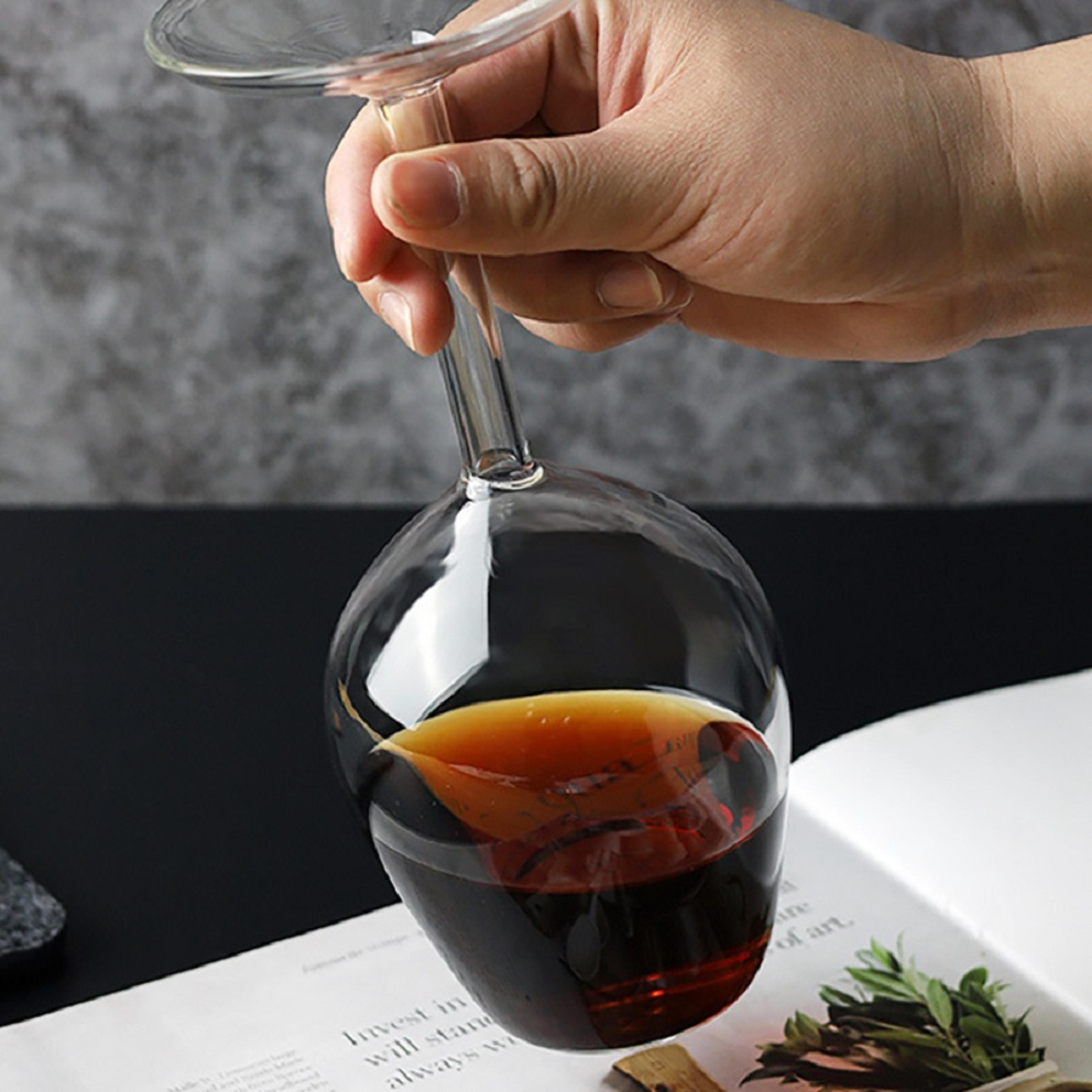 Upside Down Whiskey Glass Handmade Novelty Cocktail Cup For Bar Parties And Home Entertaining 5