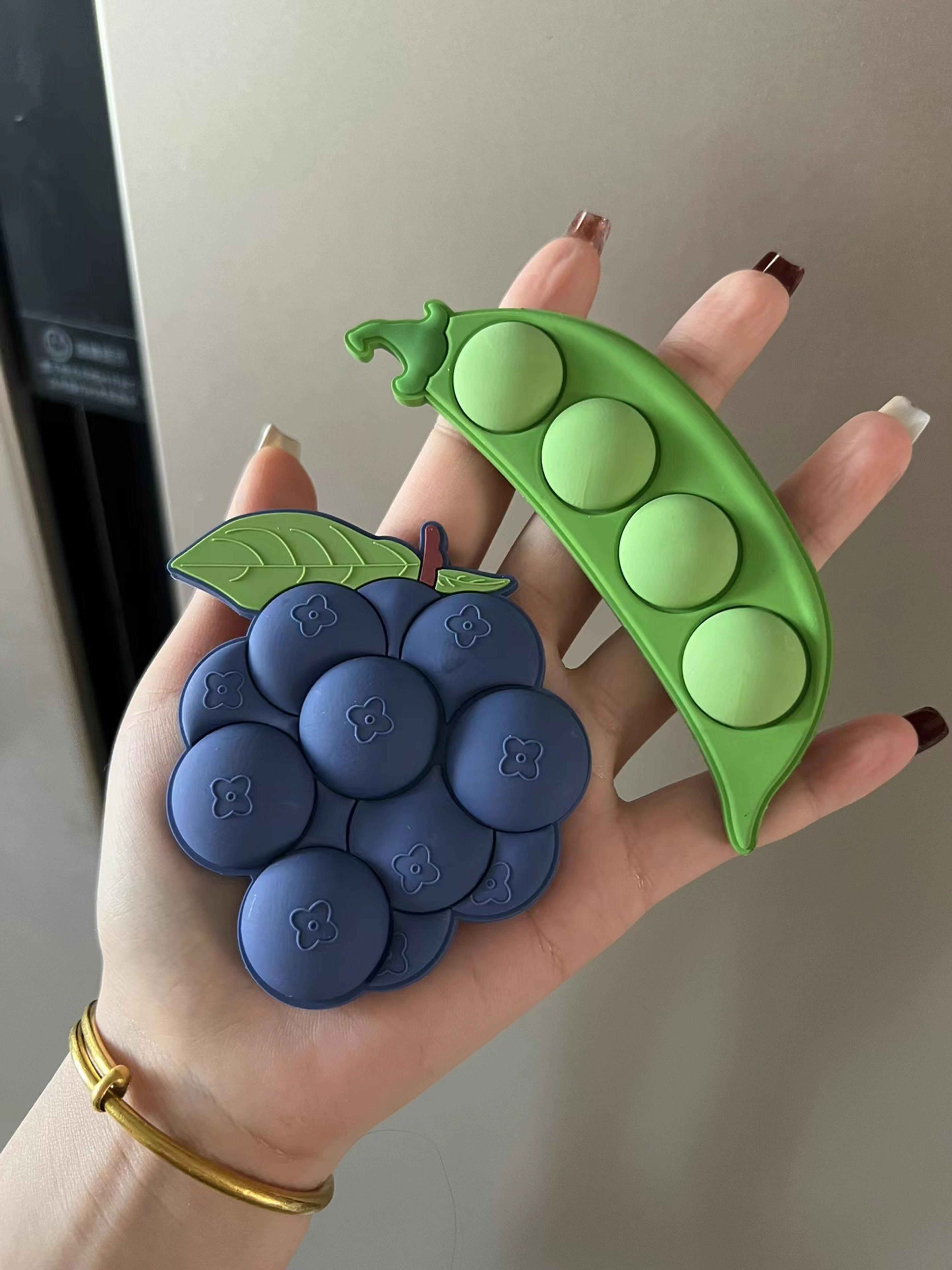 Fridge Magnets Cute Grape  Pea Refrigerator Decor Stickers For Kitchen Fun 0