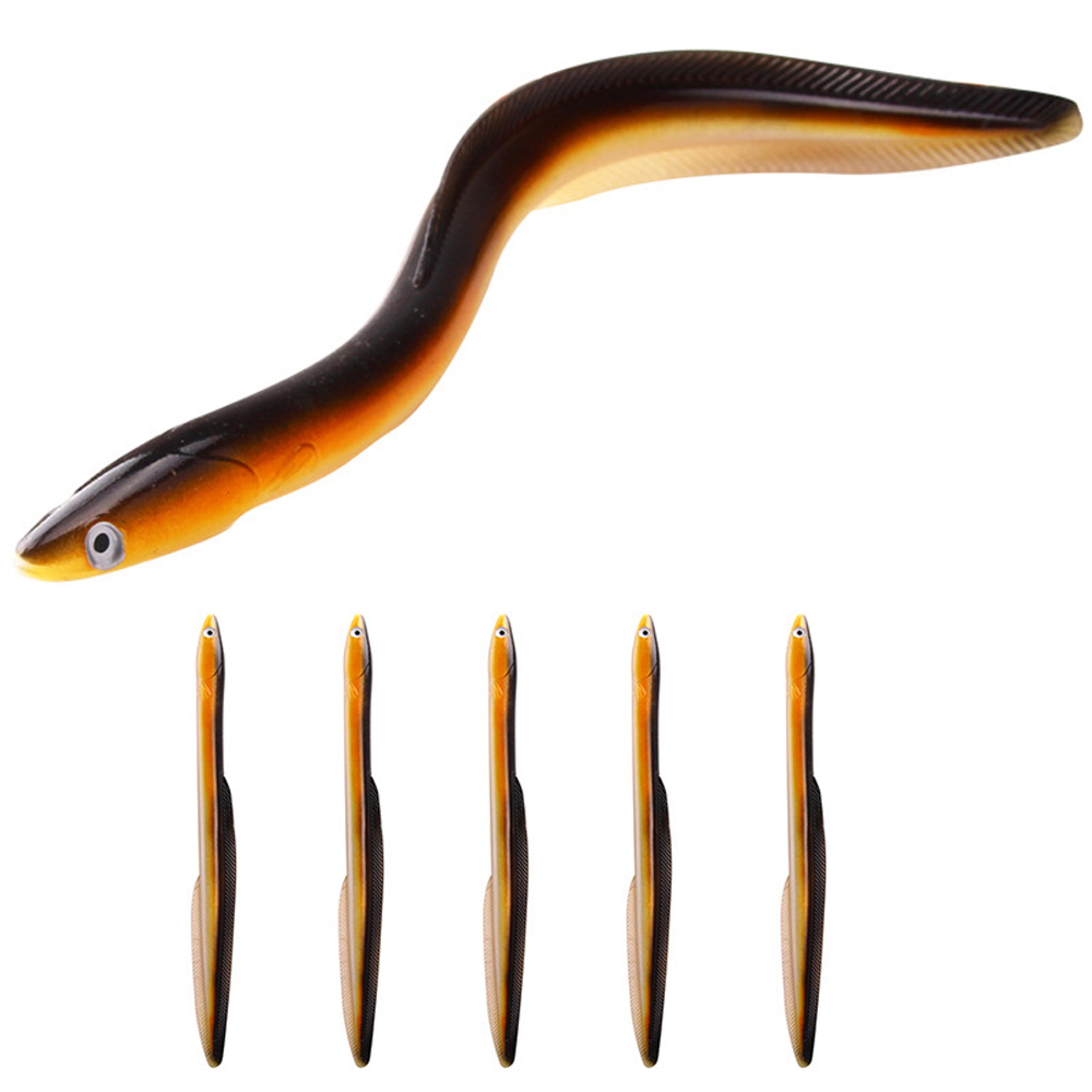PredatorStrike Soft Eel Fishing Lure For Bass Pike  Saltwater Swimbait Fishing 1