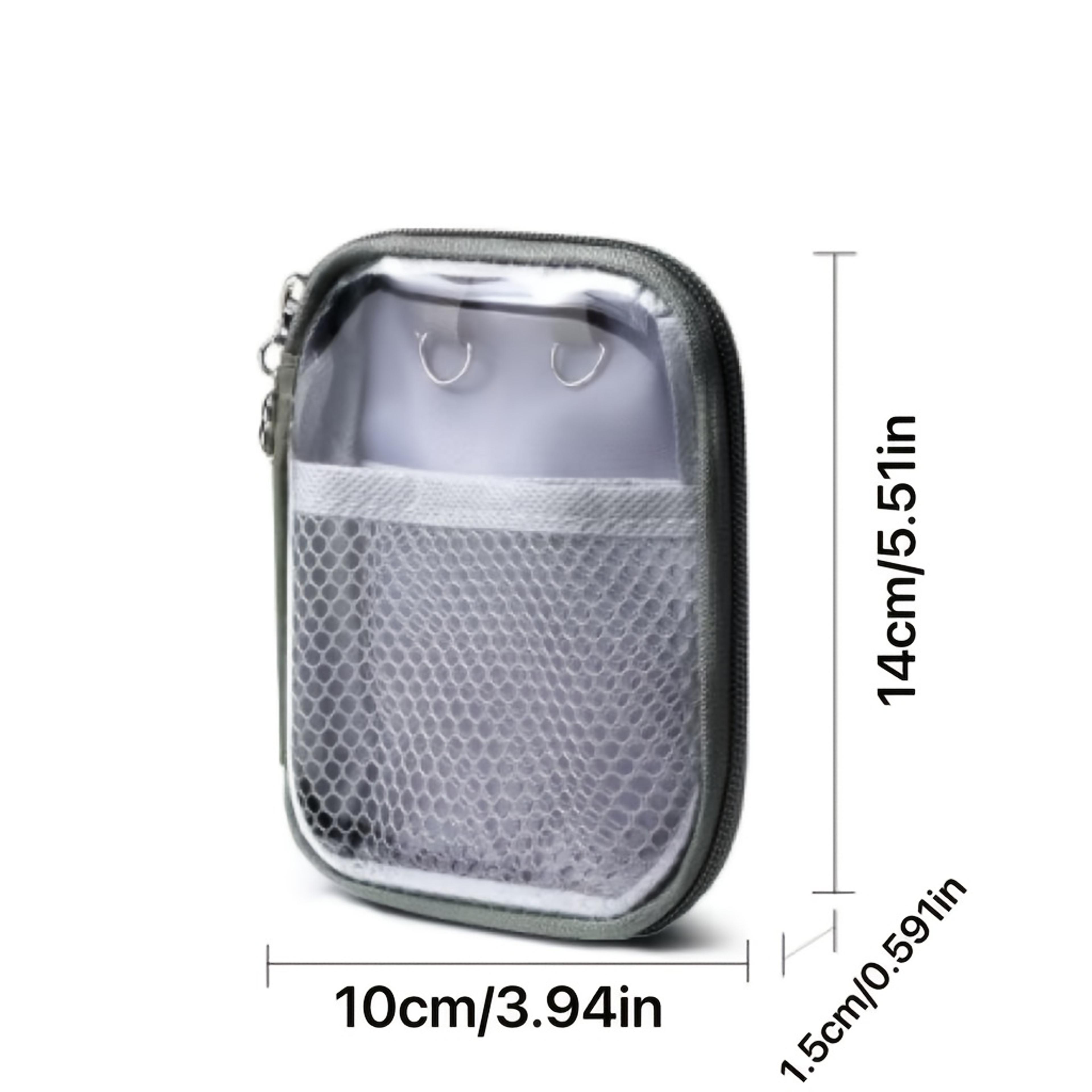 Clear PVC Desktop Organizer Bag  Large Waterproof Storage For Cosmetics  Supplies 5
