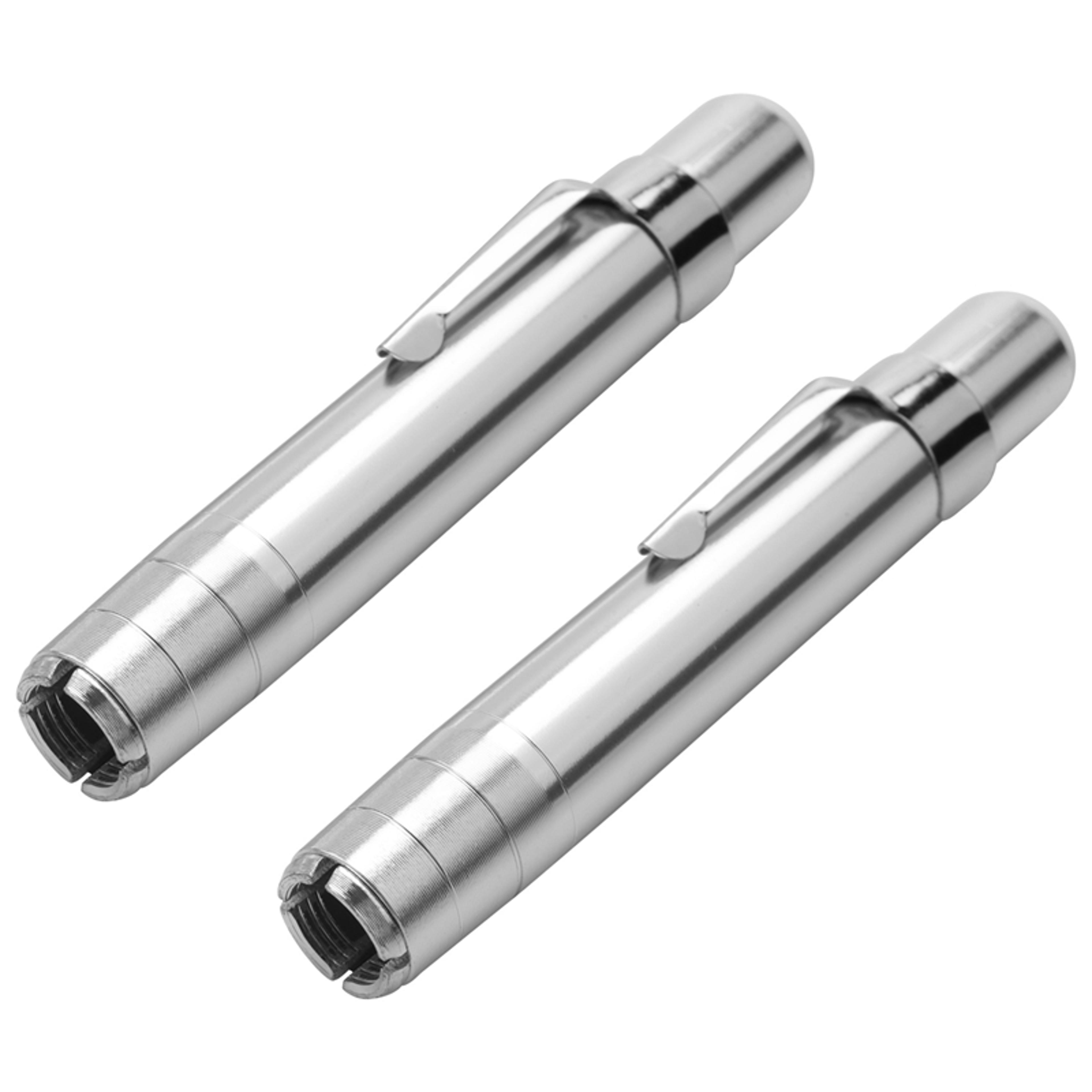 premium silver aluminum chalk holder – durable for clean, easy writing