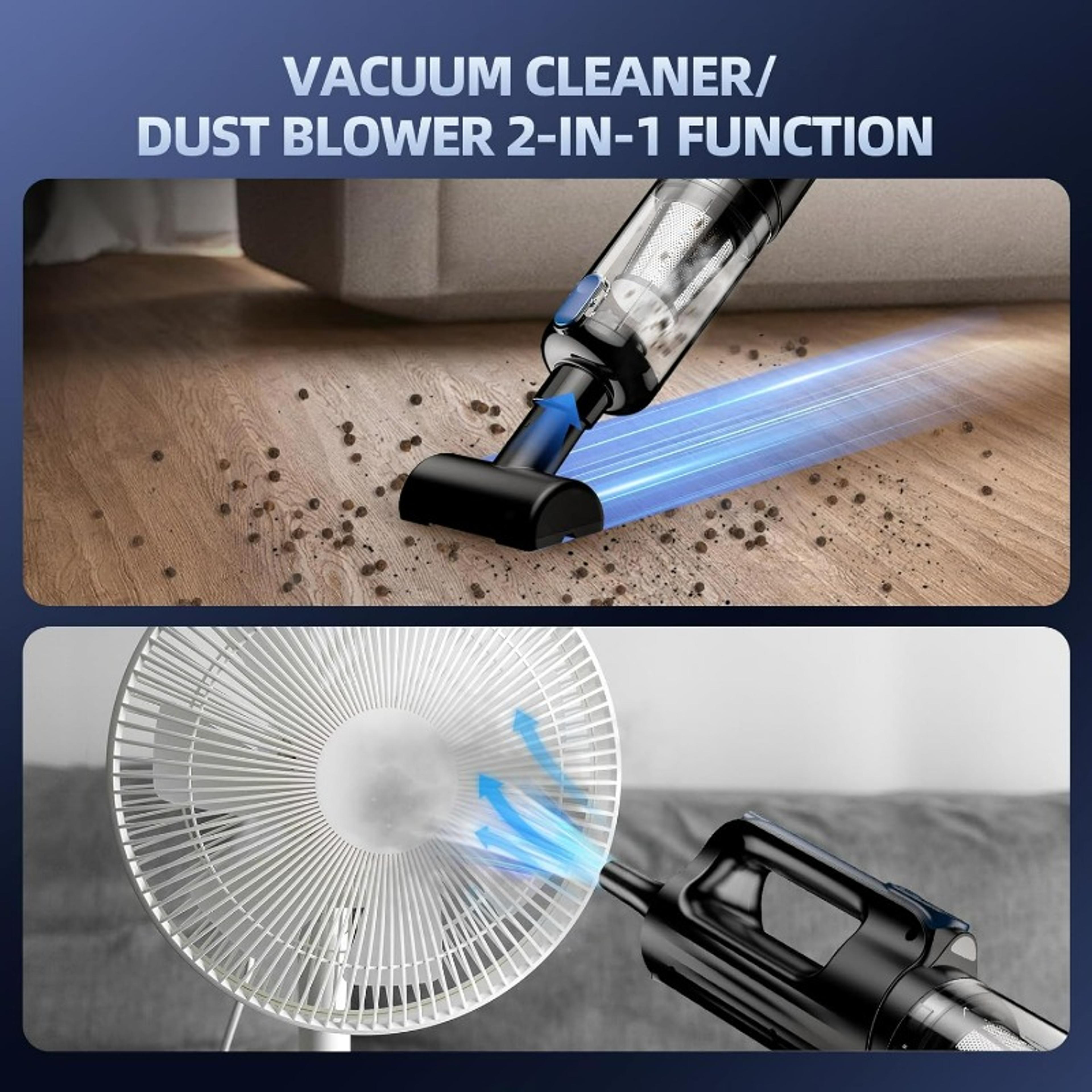 Portable Cordless Car Vacuum Cleaner  Strong Suction Handheld 5