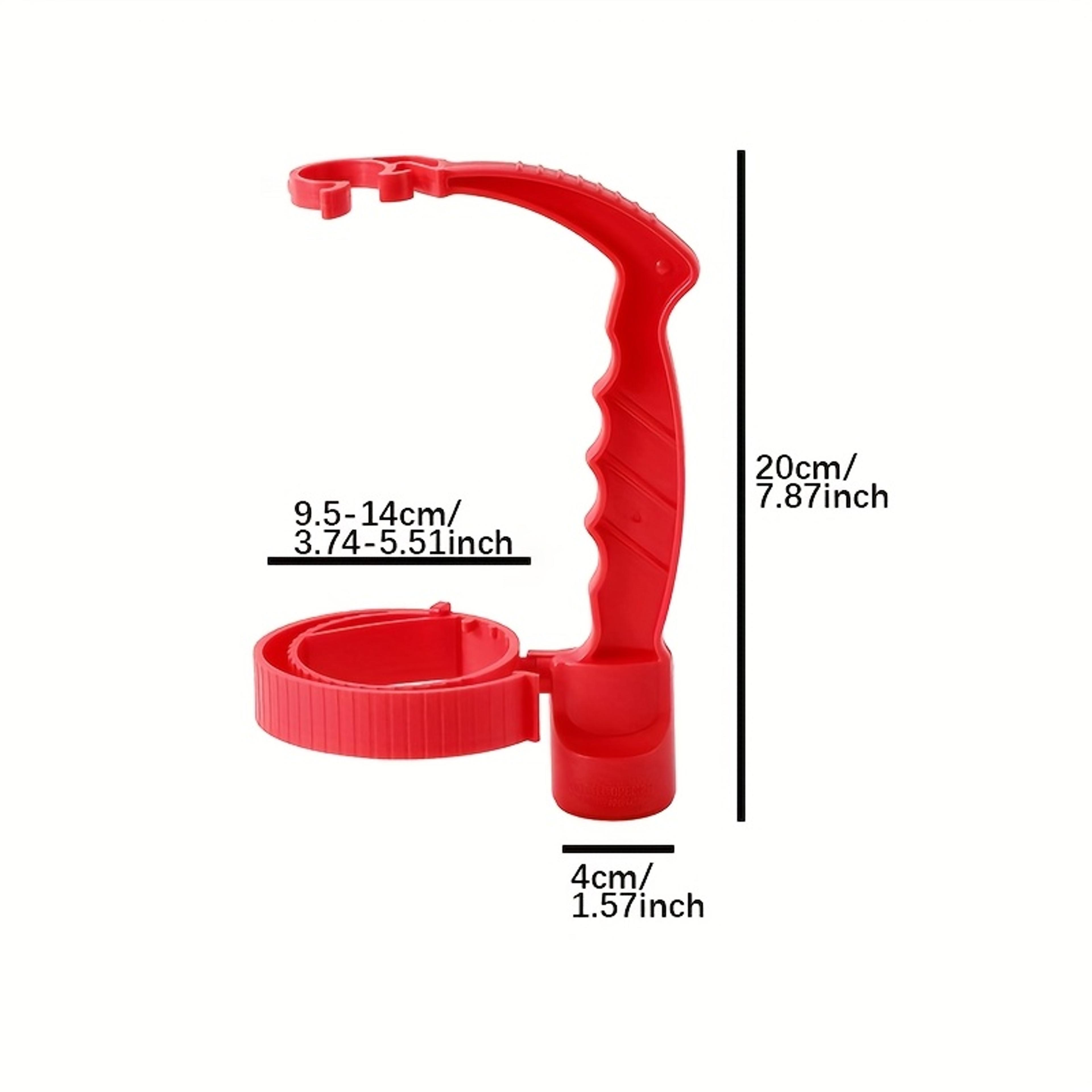 GripFlow Adjustable Bottle Pour Handle With BuiltIn Opener  Spill Control 4