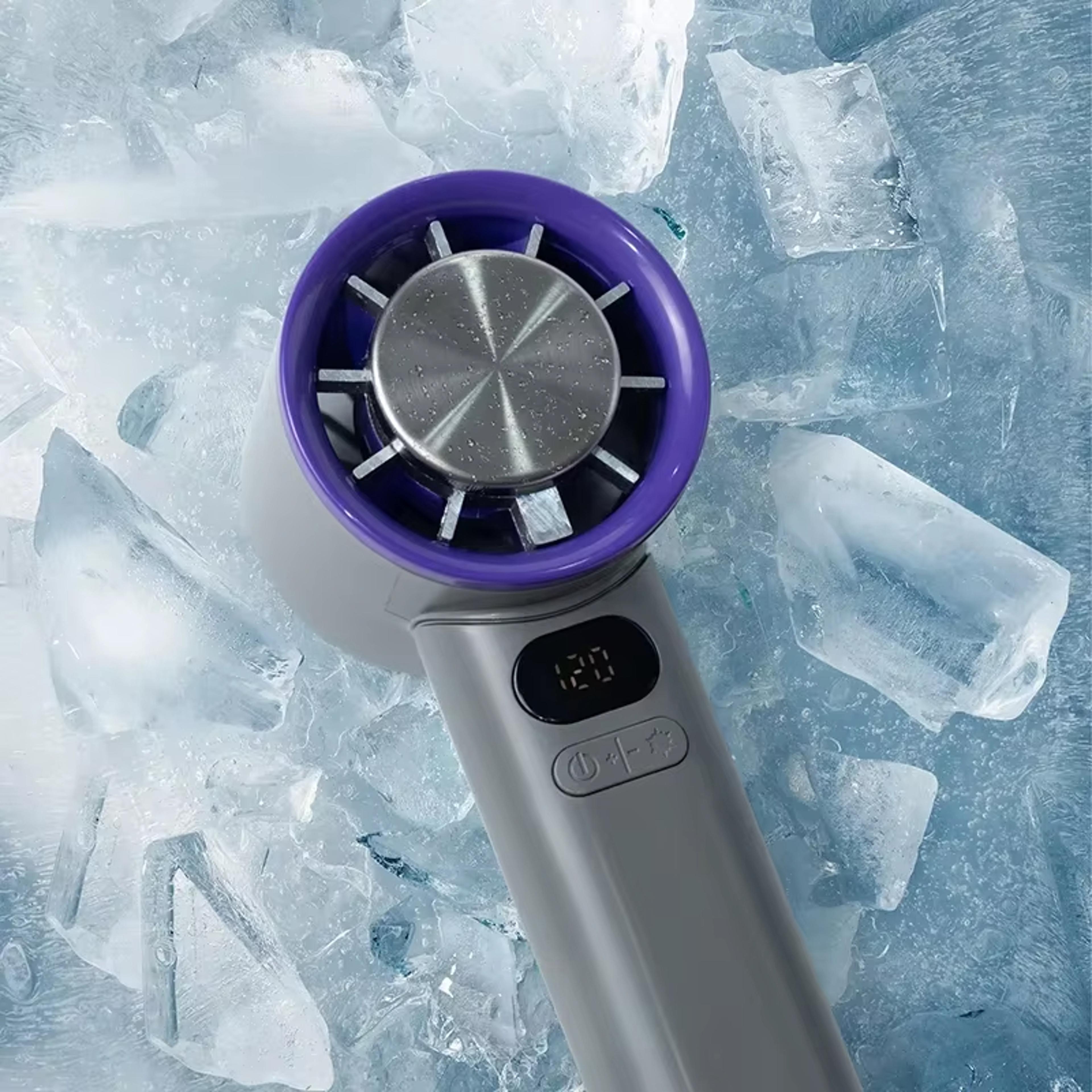 ArcticFlow Portable Mini Fan With Ice Cooling  LED Display 5