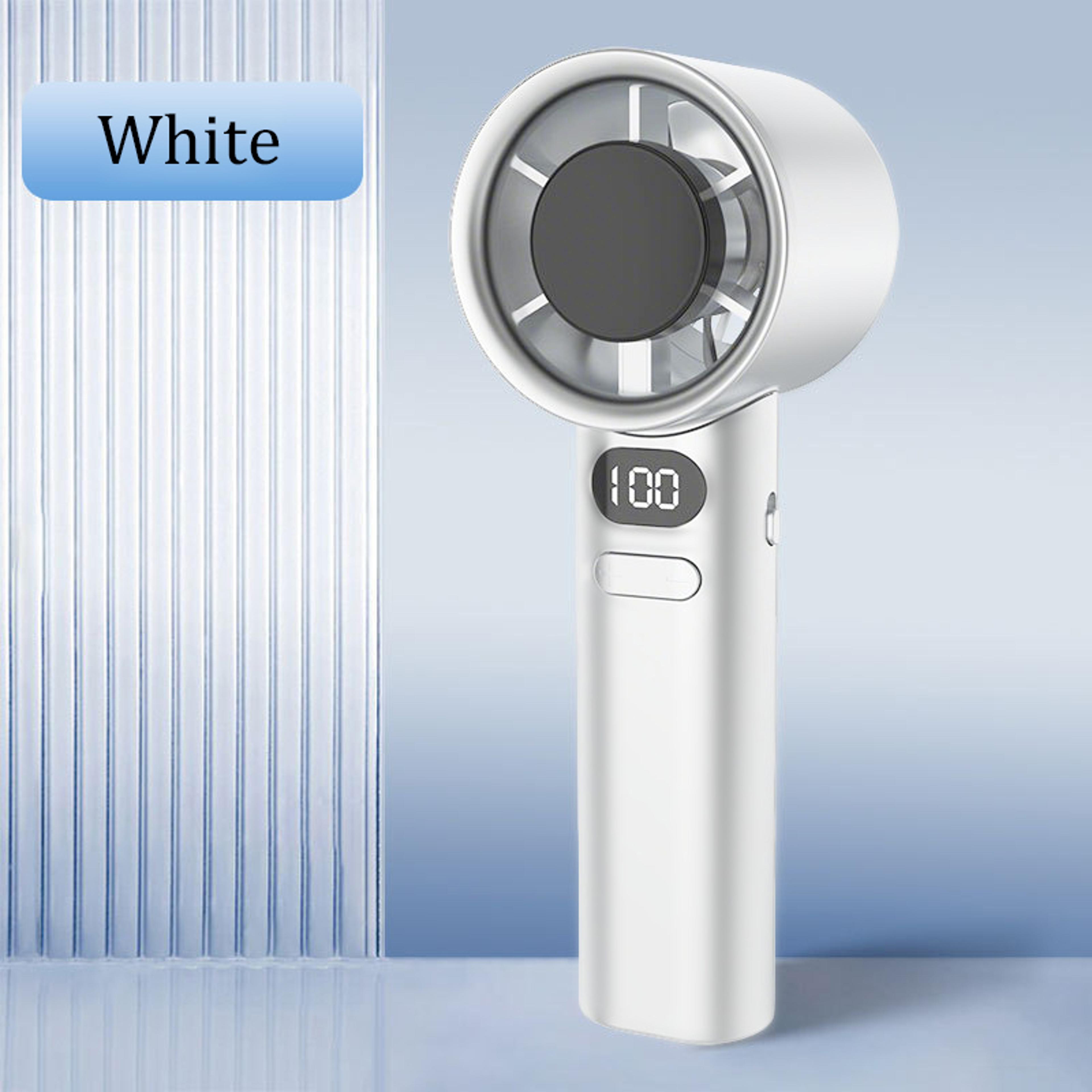 ArcticFlow Portable Mini Fan With Ice Cooling  LED Display 7